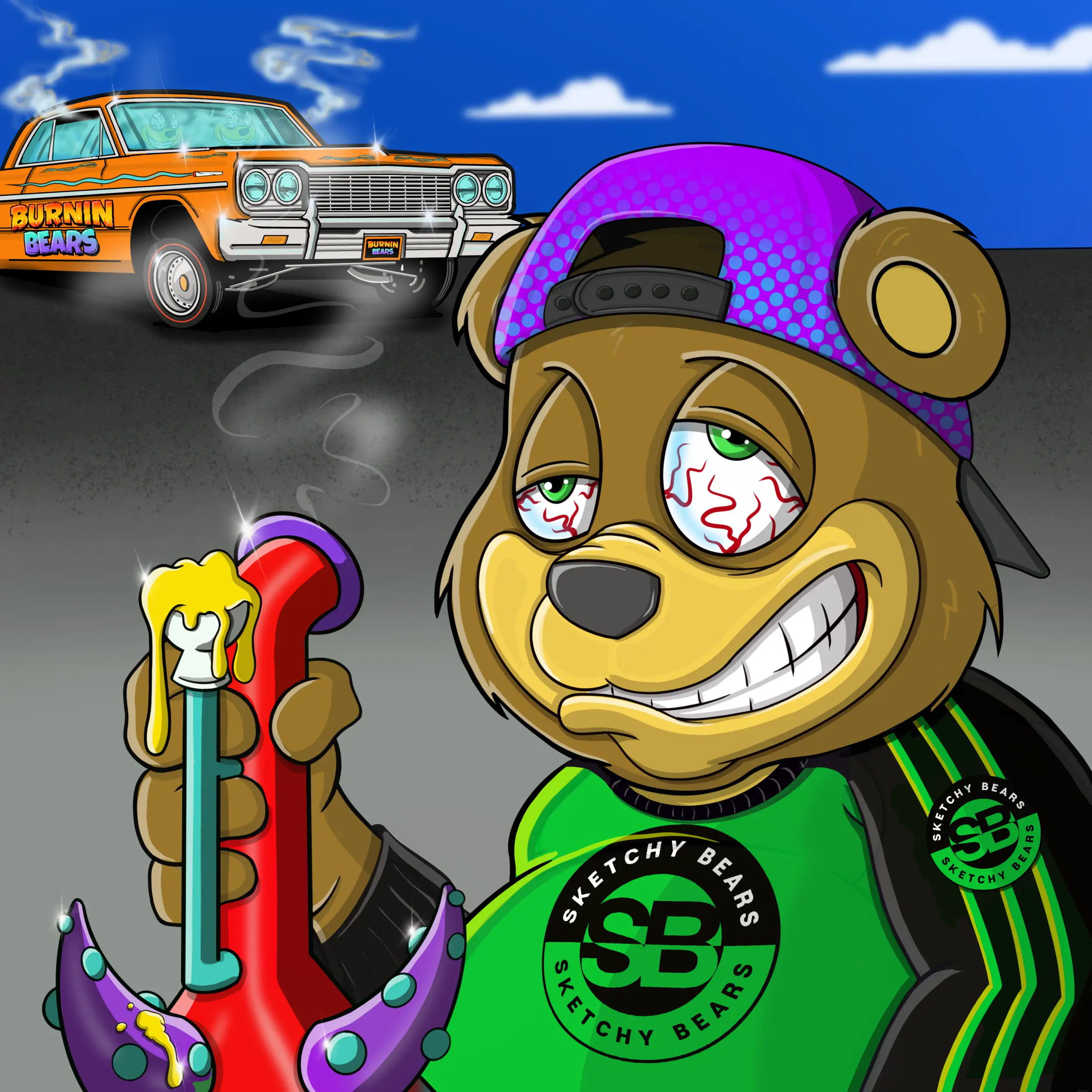 Burnin Bears #1631 NFT on Algorand