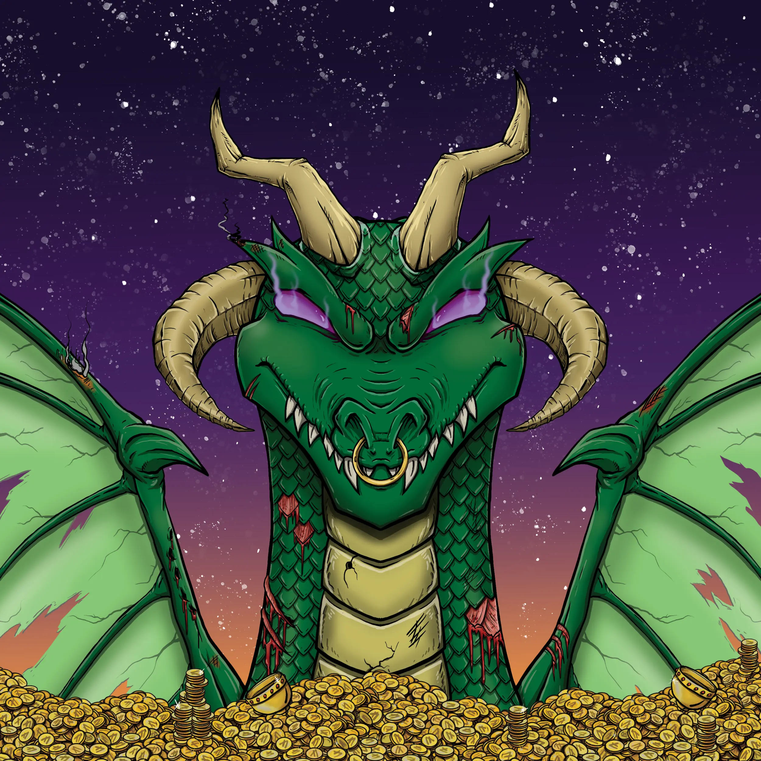 DragonFi Moon Dragons #598 NFT on Algorand