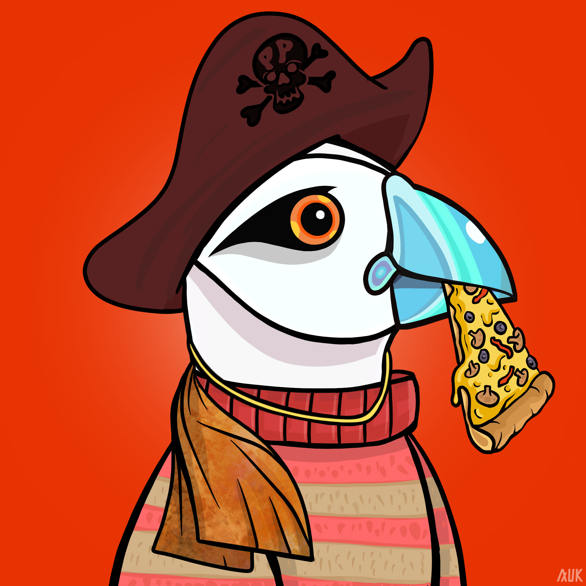 Poppin Puffins #7876 NFT on Algorand