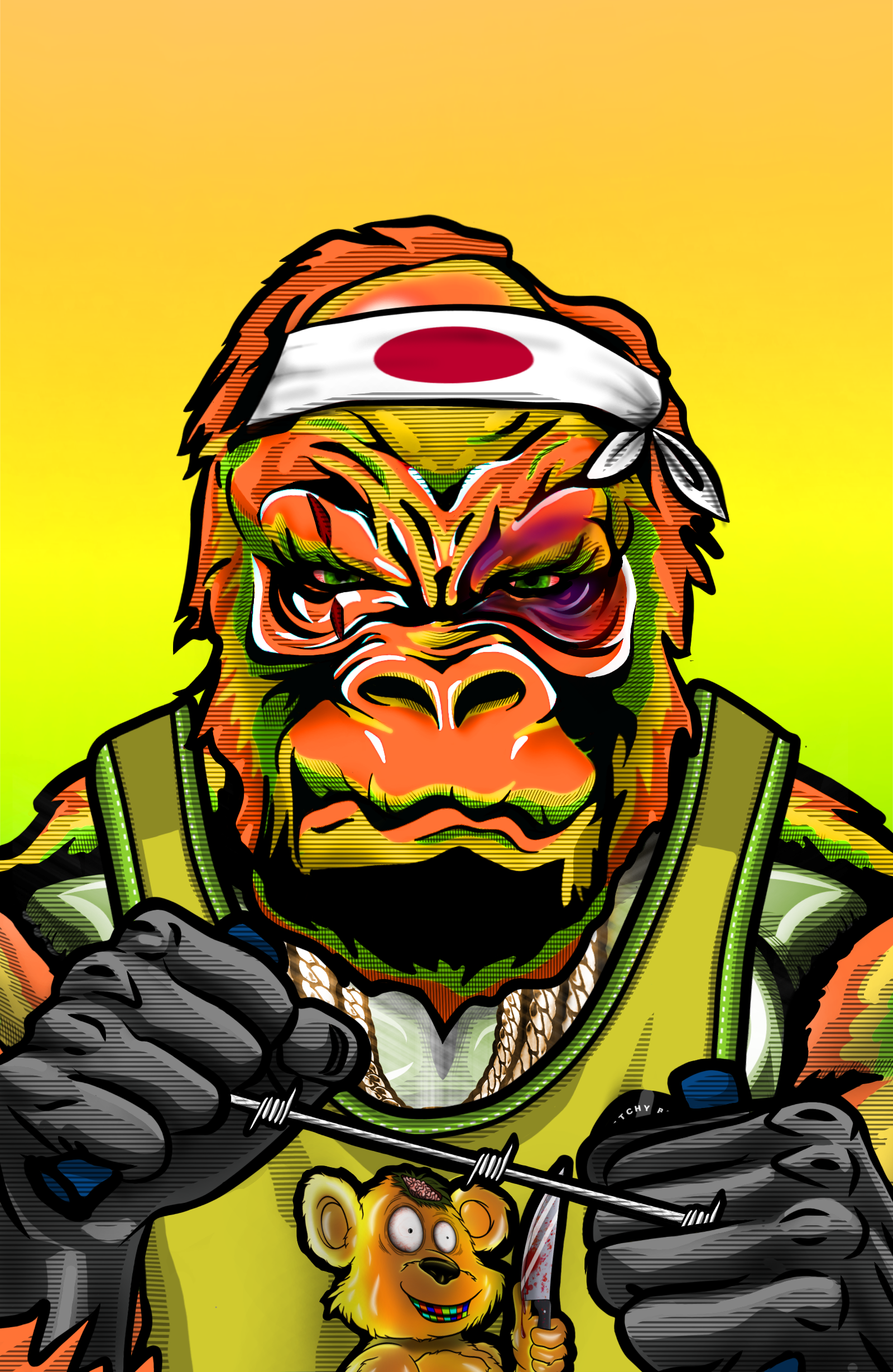 Gangster Gorilla 702 NFT on Algorand