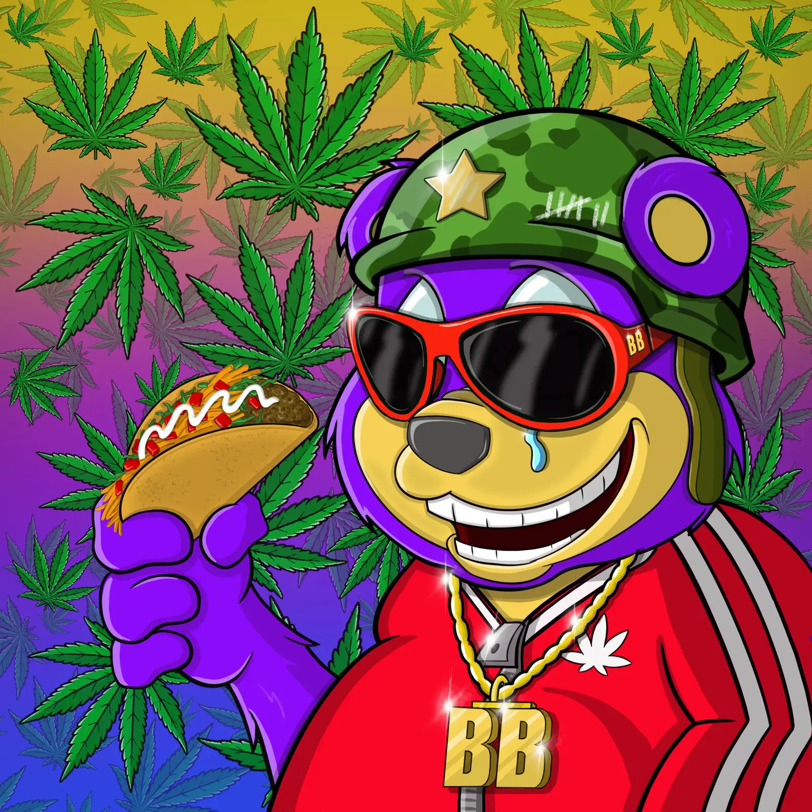 Burnin Bears #1117 NFT on Algorand