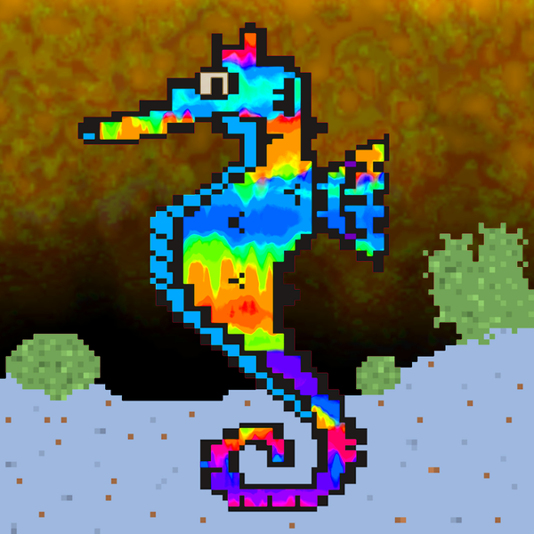 An image of Acid Seahorse #152