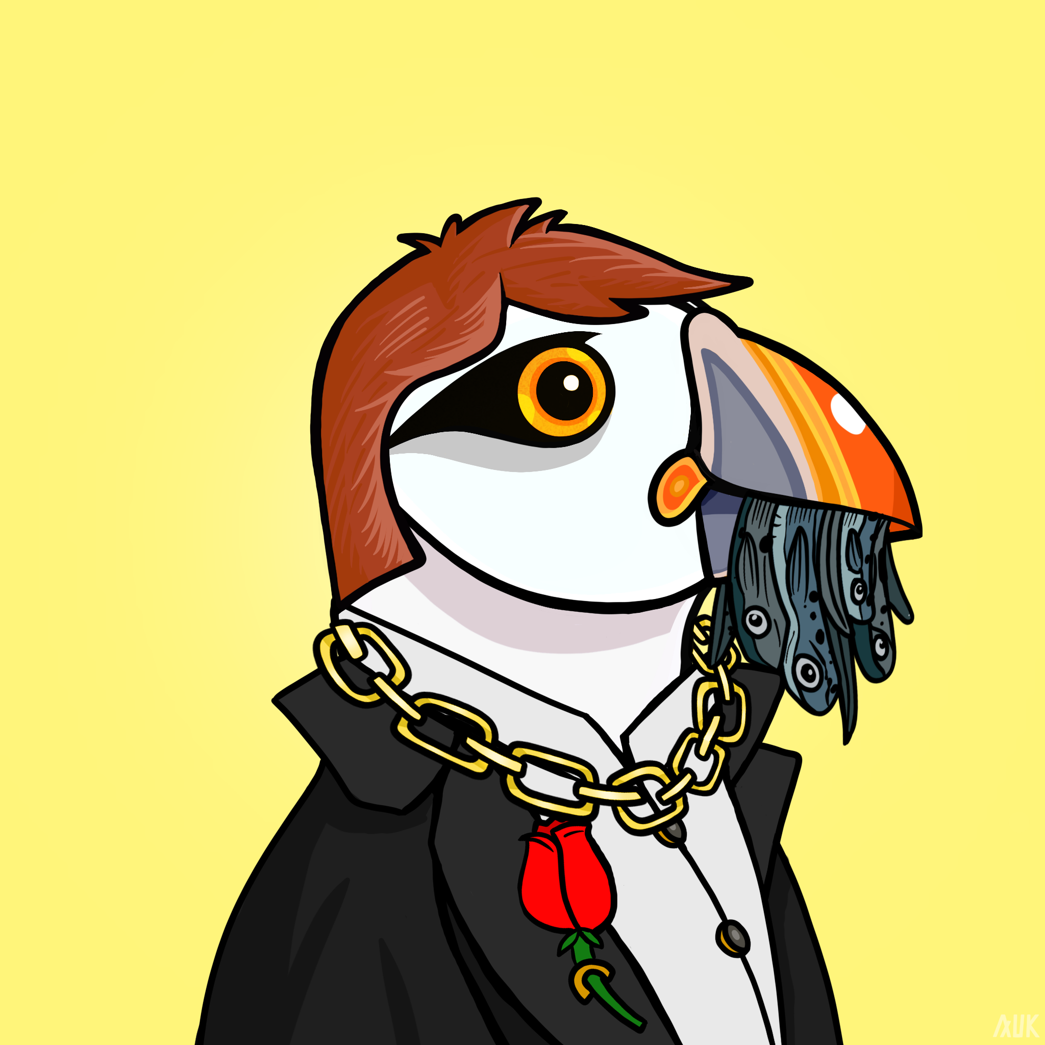Poppin Puffins #6707 NFT on Algorand