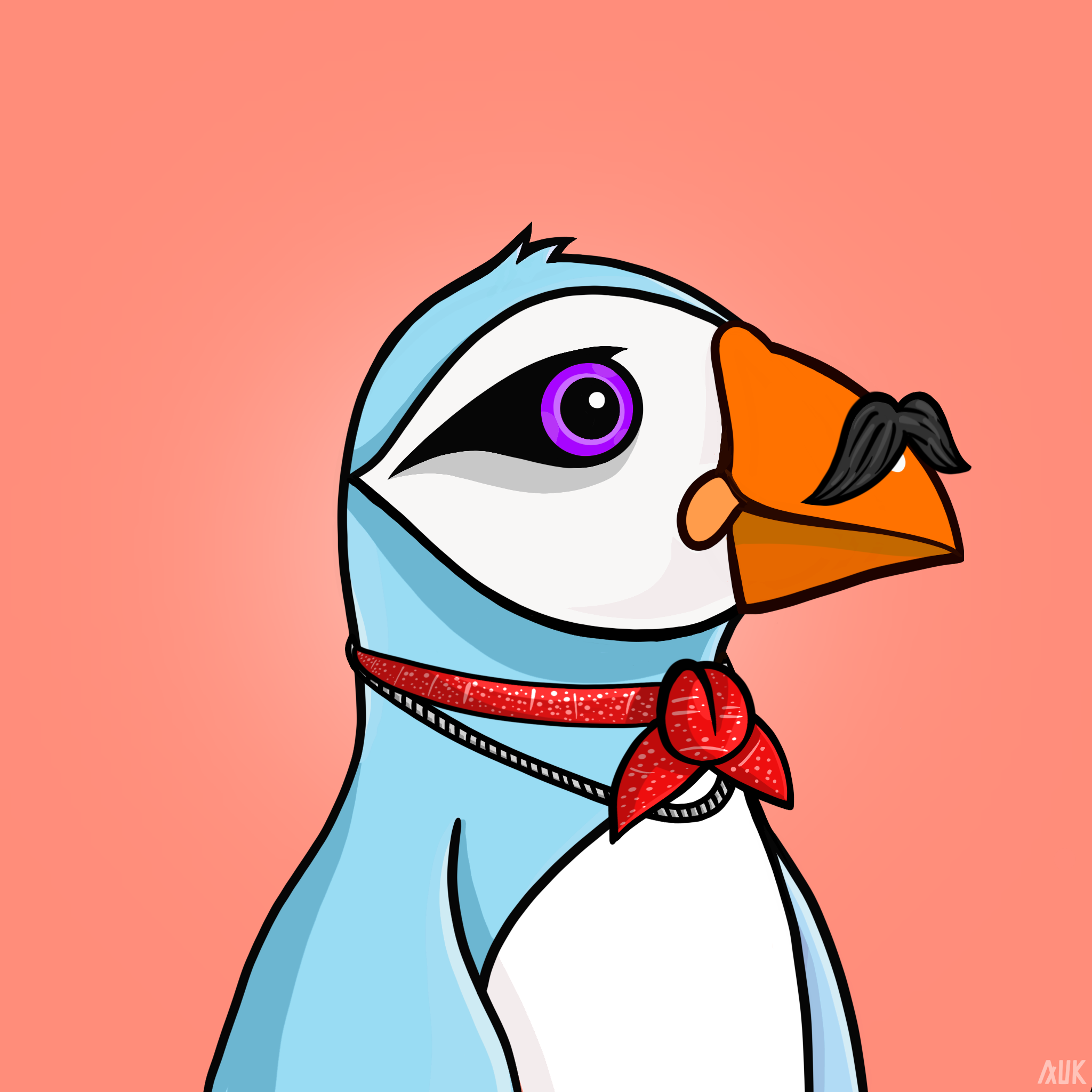 Poppin Puffins #3527 NFT on Algorand