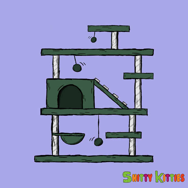 An image of Less Shitty Cat Tower 2