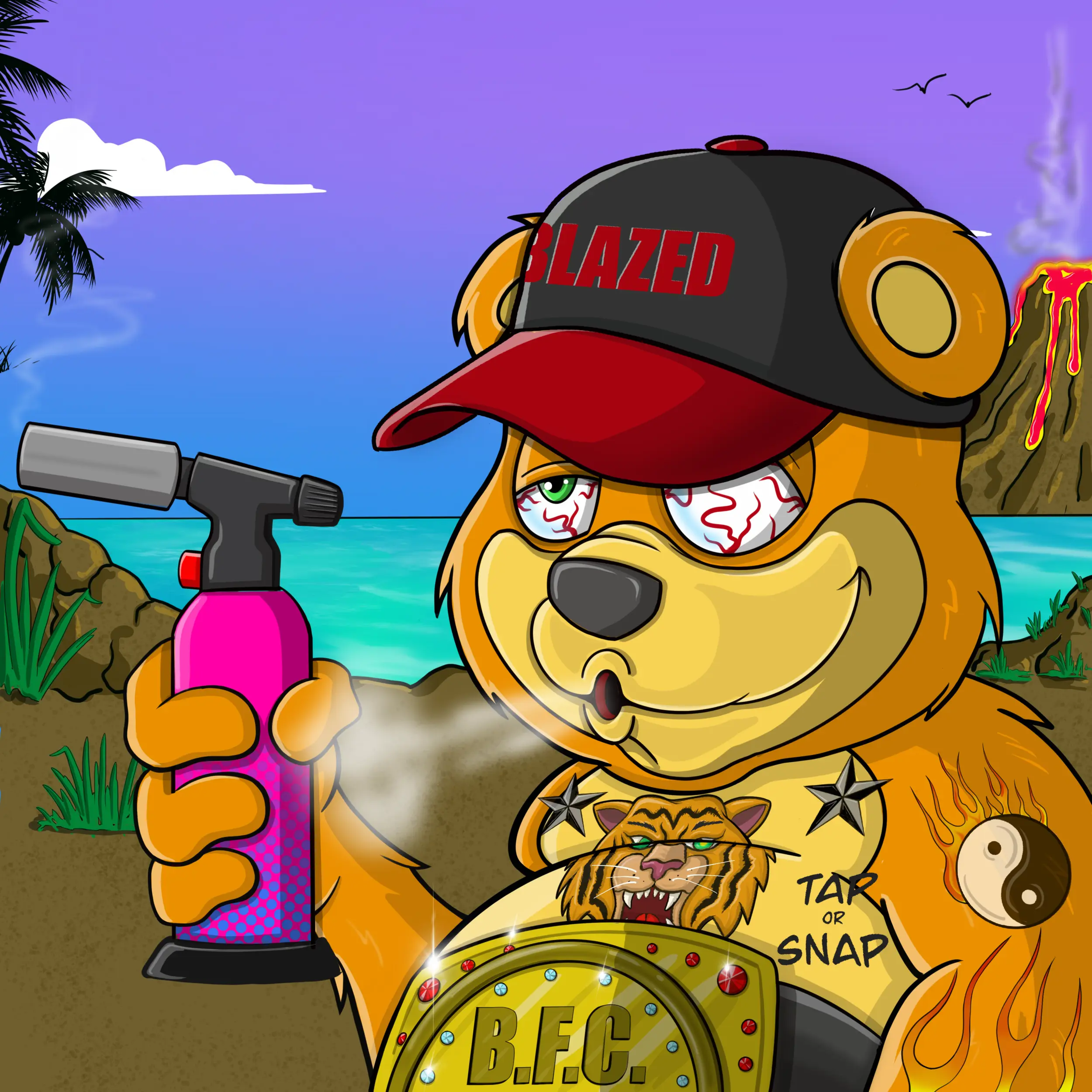 Burnin Bears #752 NFT on Algorand