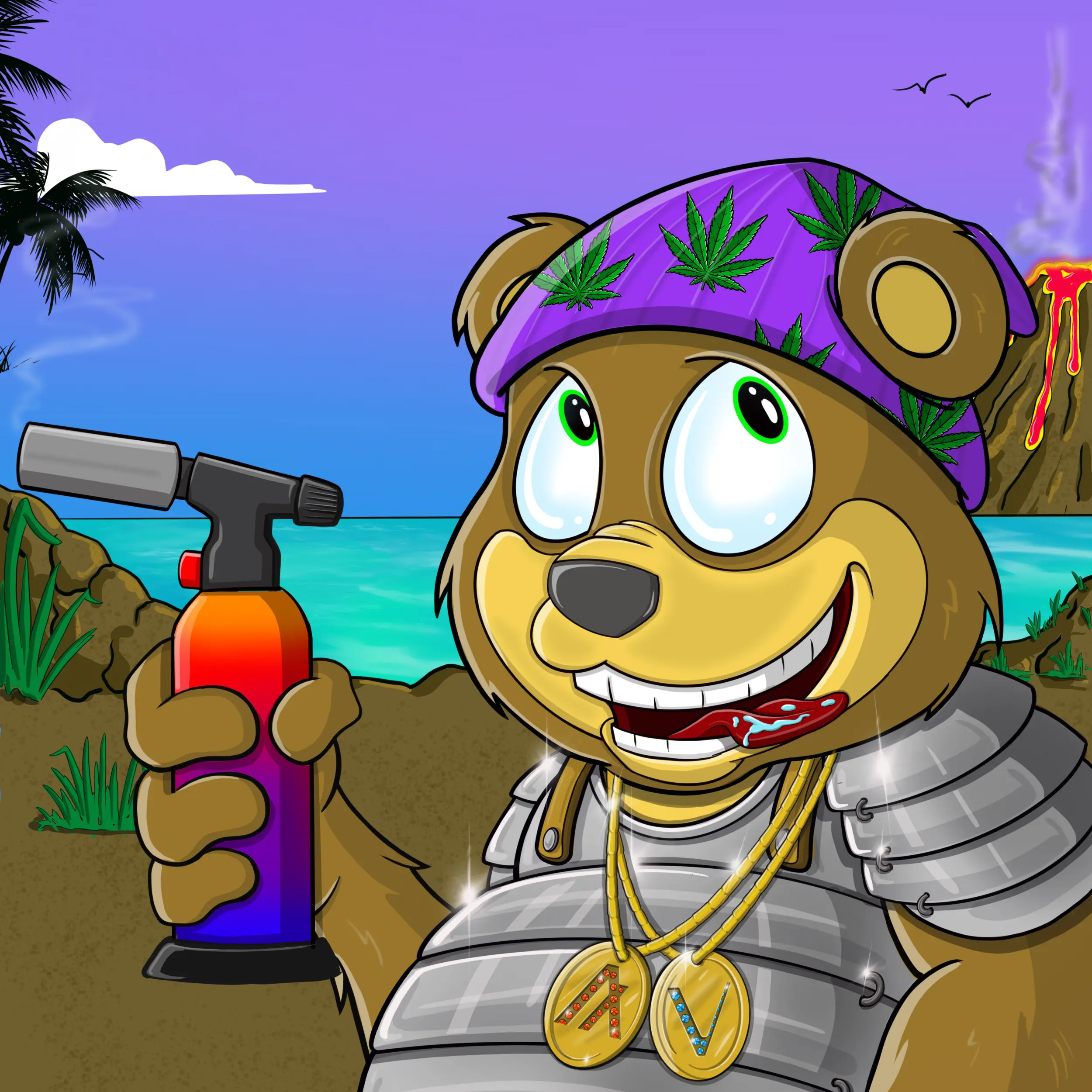 Burnin Bears #2065 NFT on Algorand