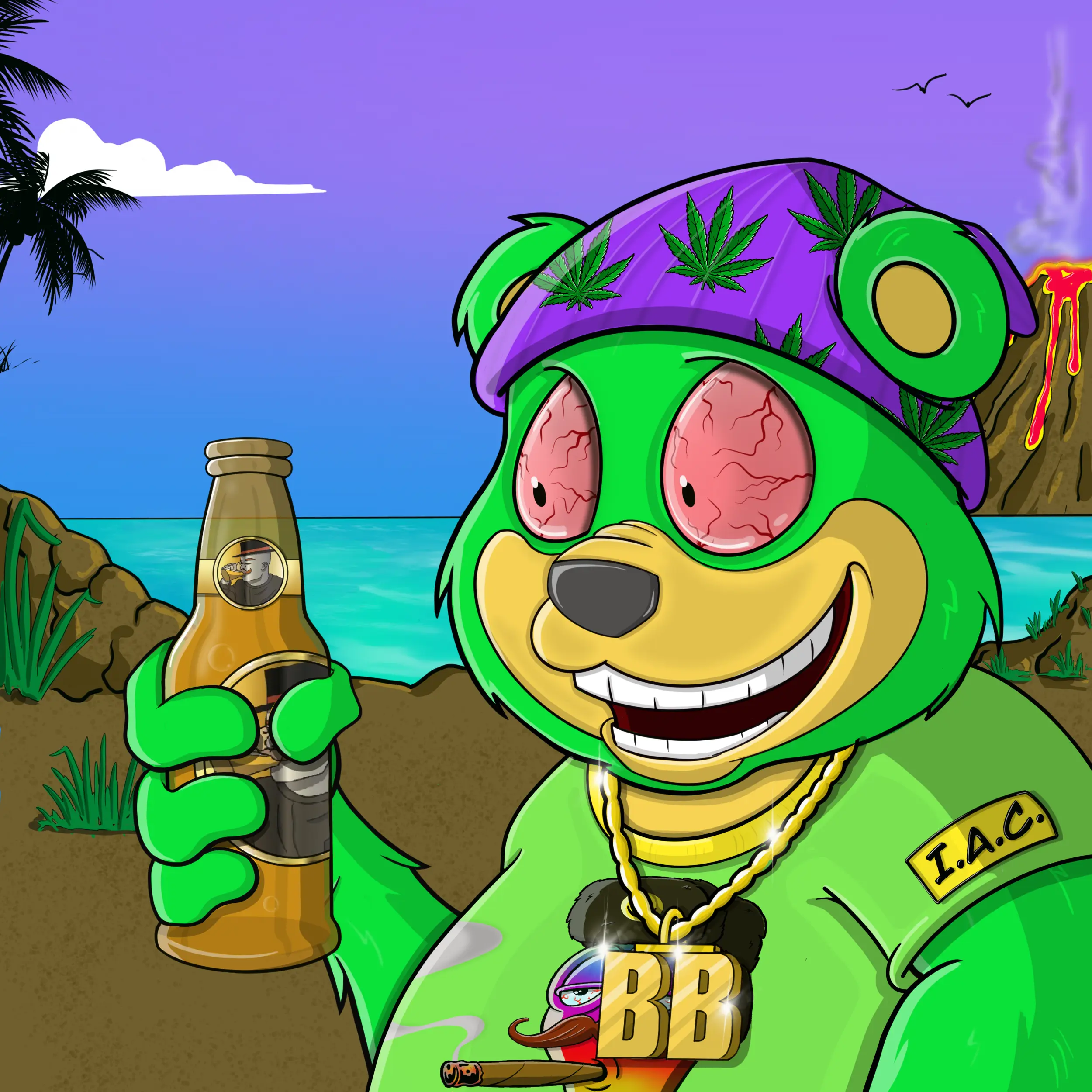 Burnin Bears #653 NFT on Algorand