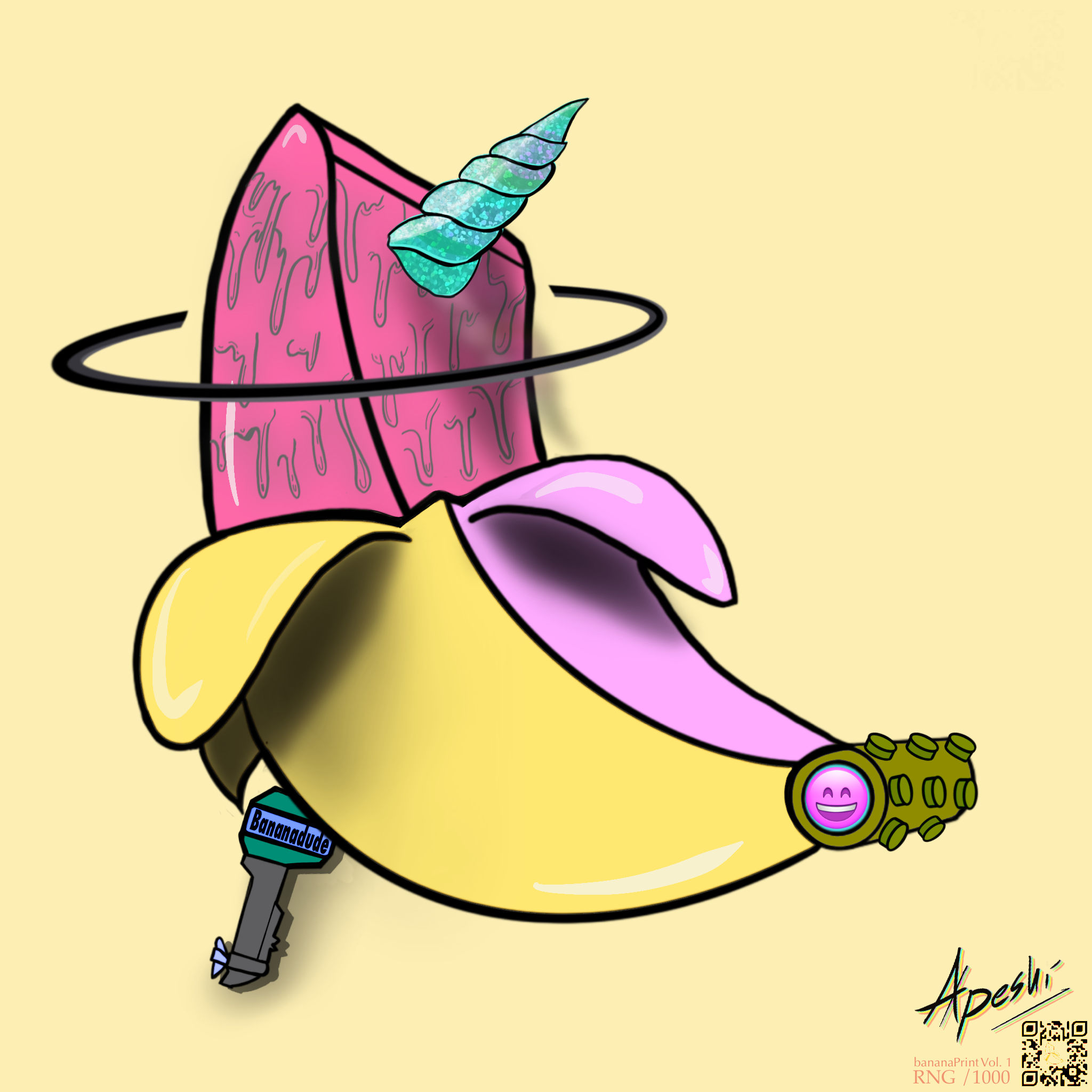 bananaPrint_Collection #445 NFT on Algorand