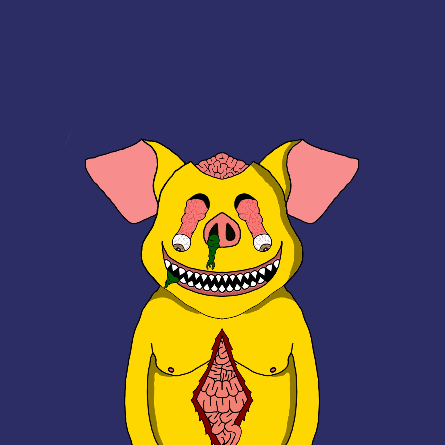ADDICT PIG #003 NFT on Algorand