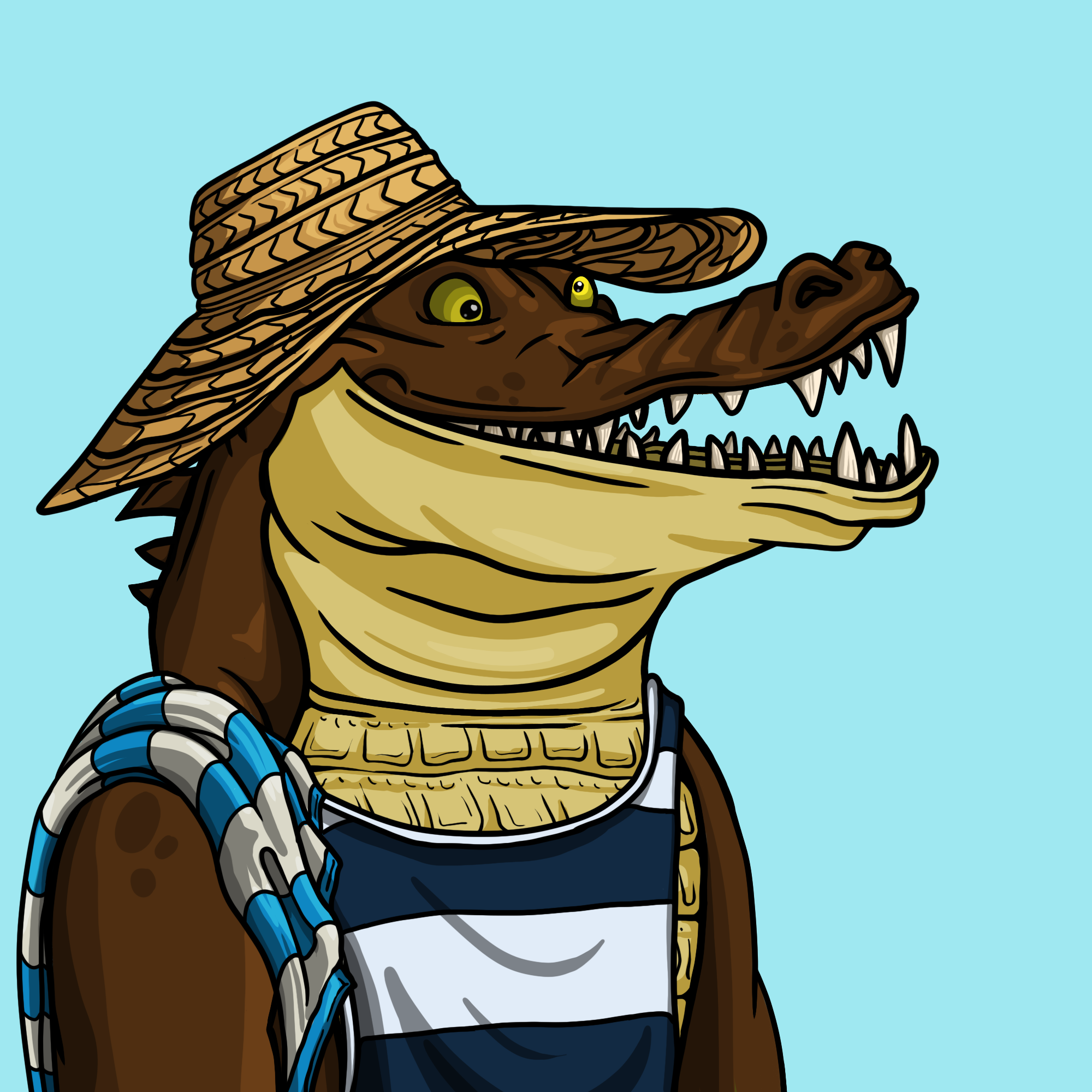 Warrior Croc #1525 NFT on Algorand