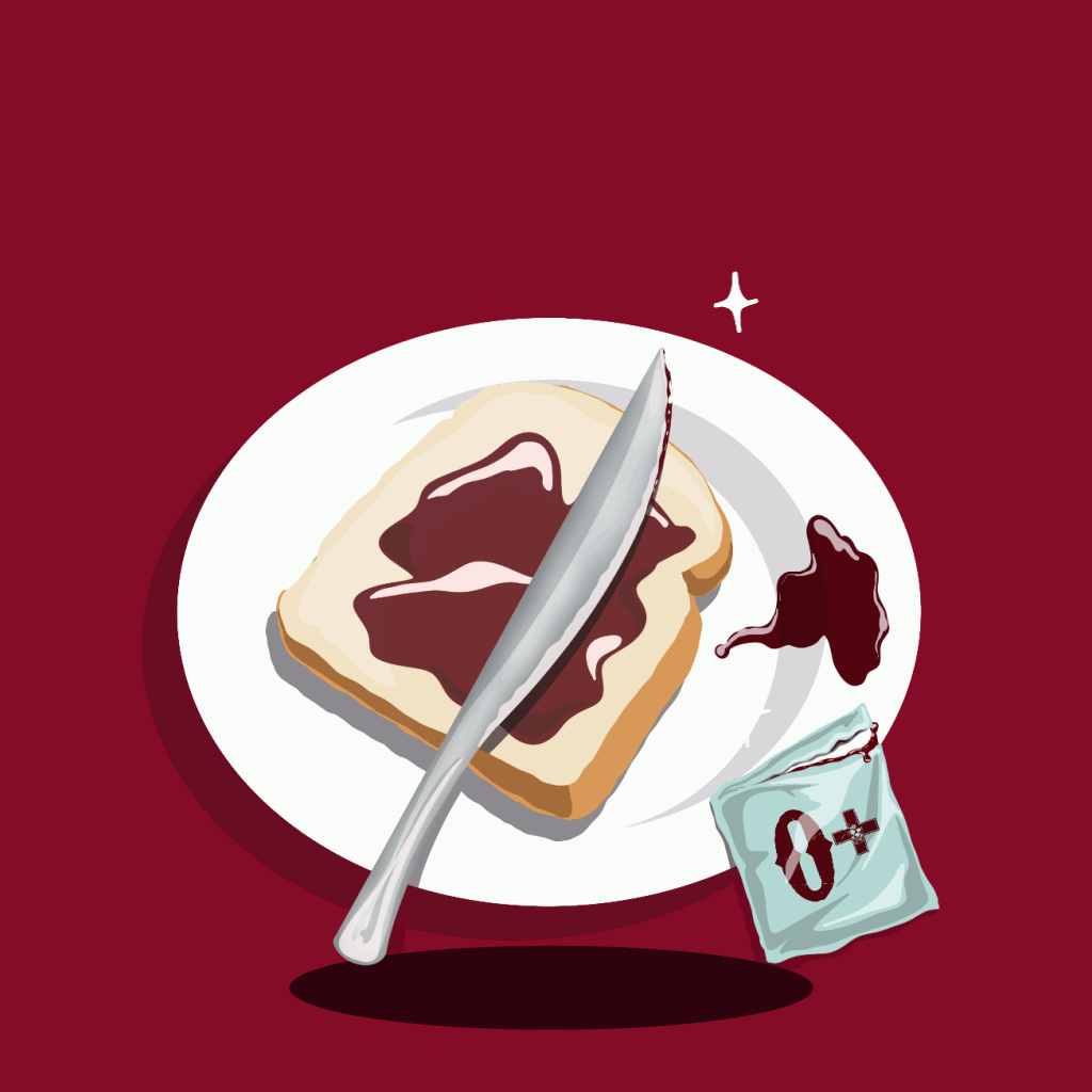 O+ Blood Sandwich