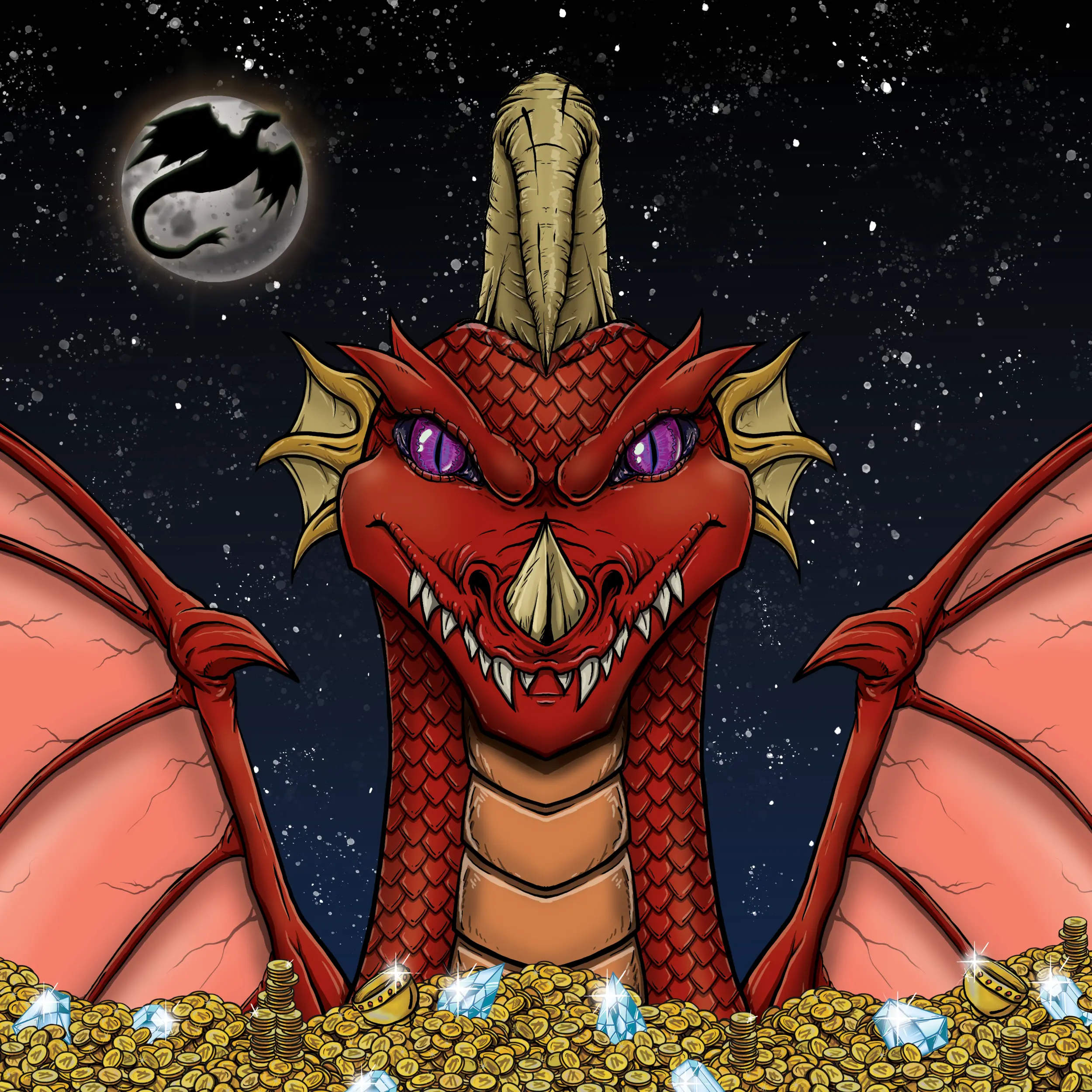 DragonFi Moon Dragons #734 NFT on Algorand