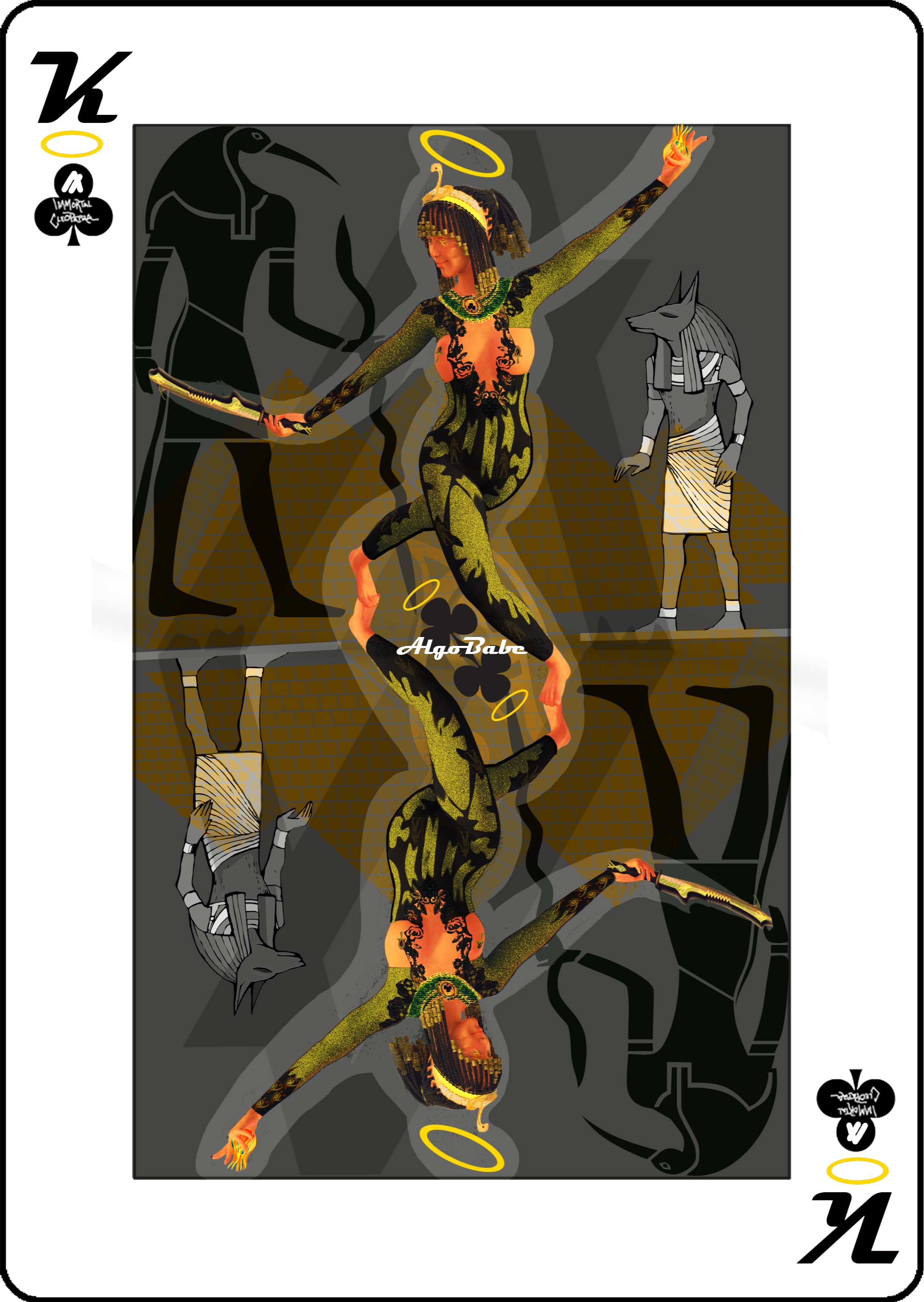 AlgoBabe #289: King of Clubs NFT on Algorand