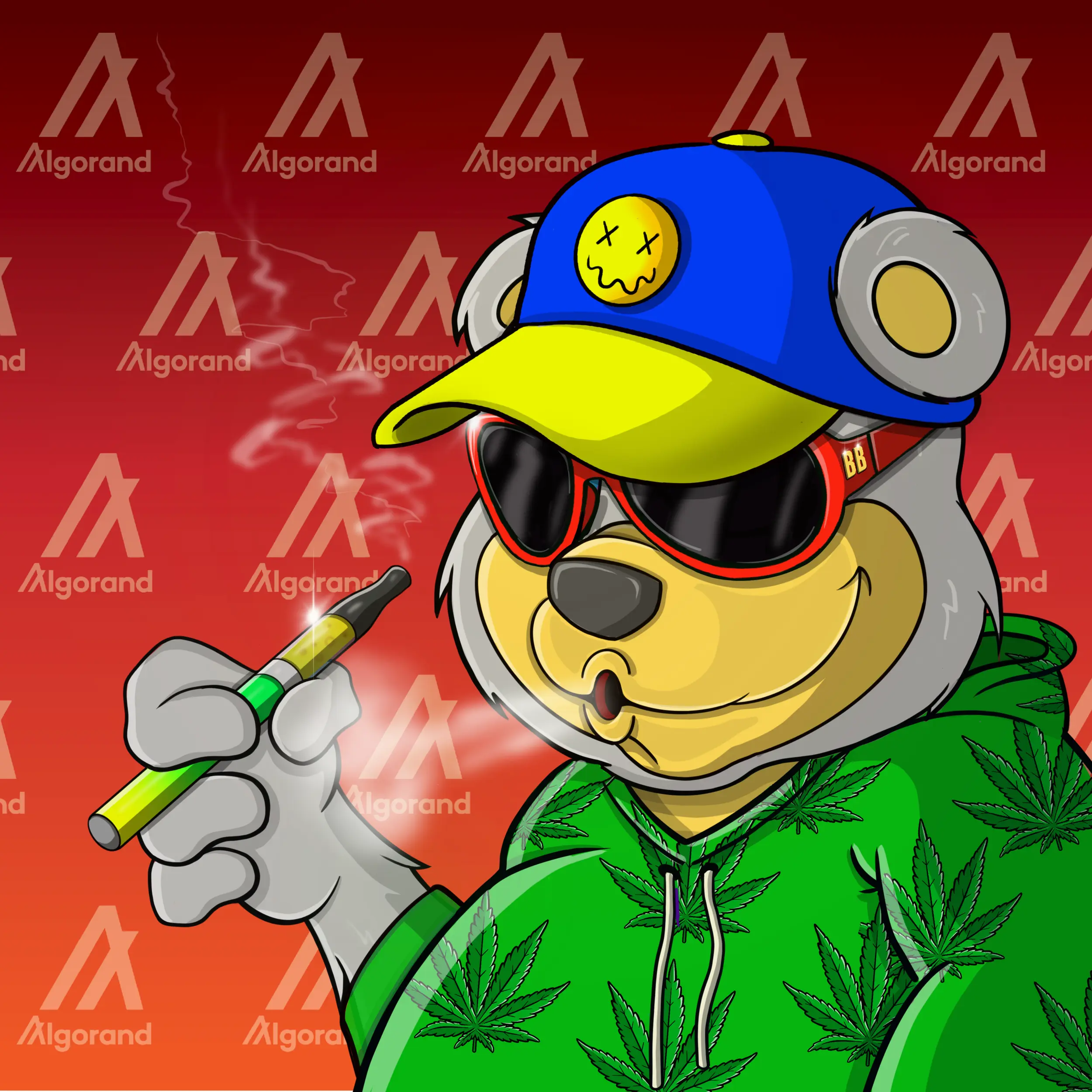 Burnin Bears #1052 NFT on Algorand