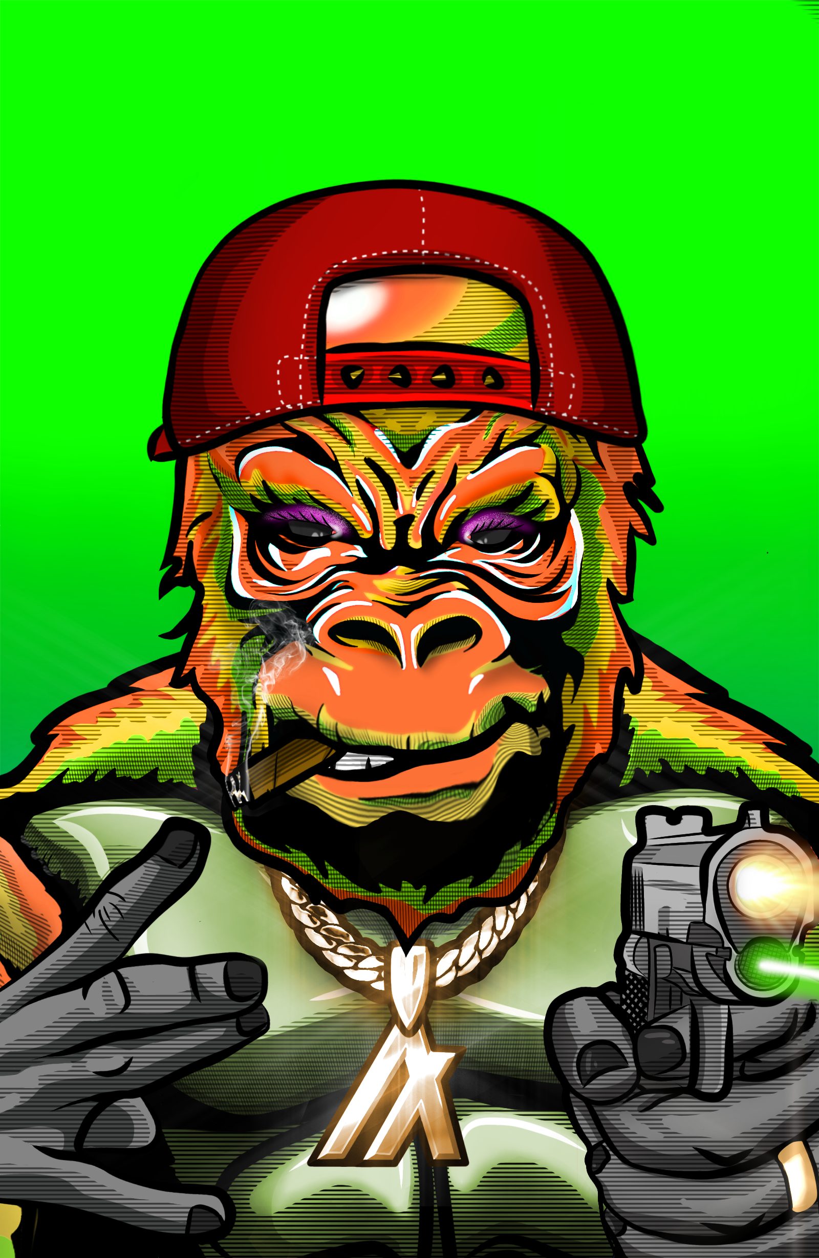 Gangster Gorilla 686 NFT on Algorand
