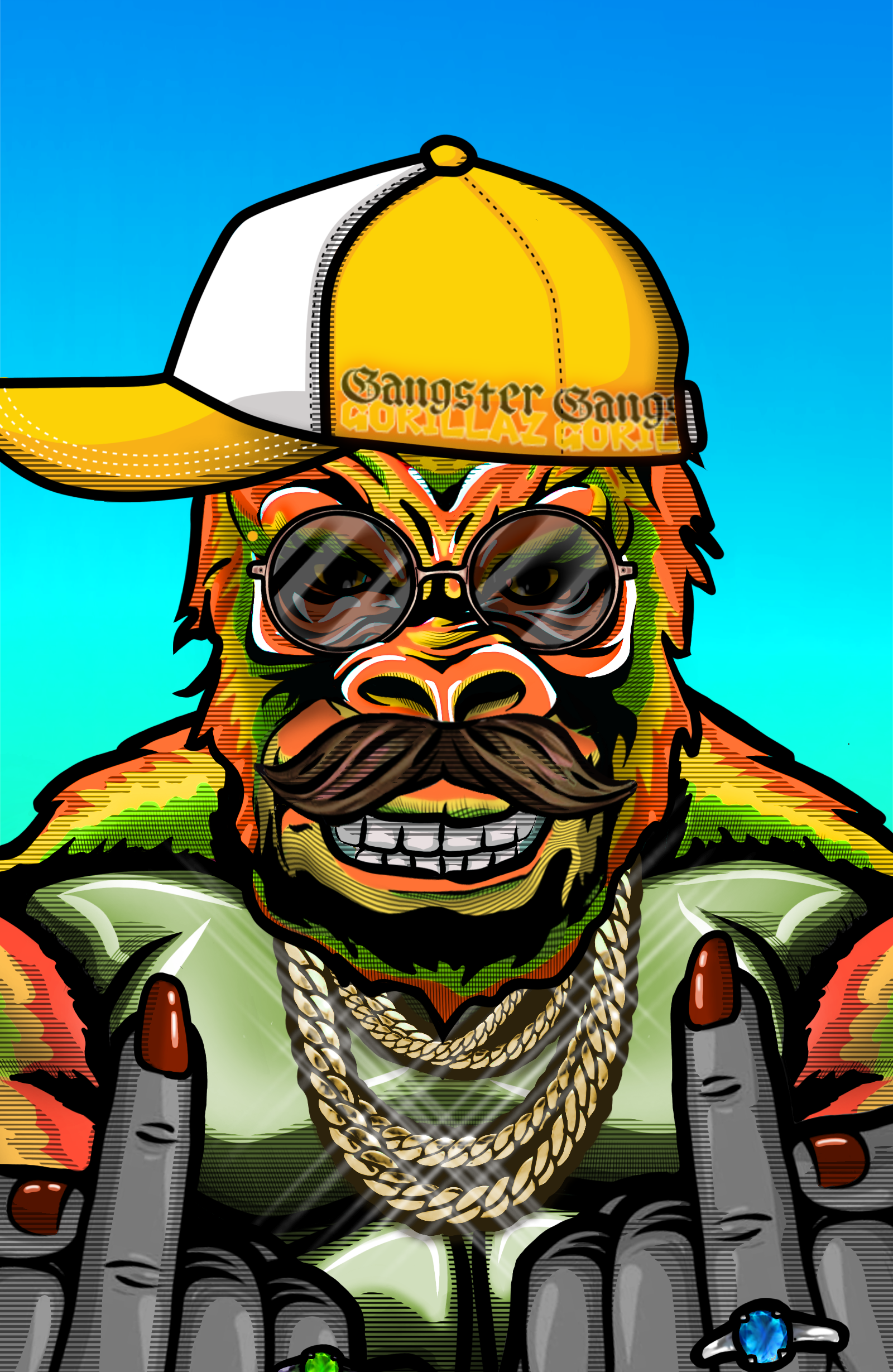 Gangster Gorilla 1588 NFT on Algorand