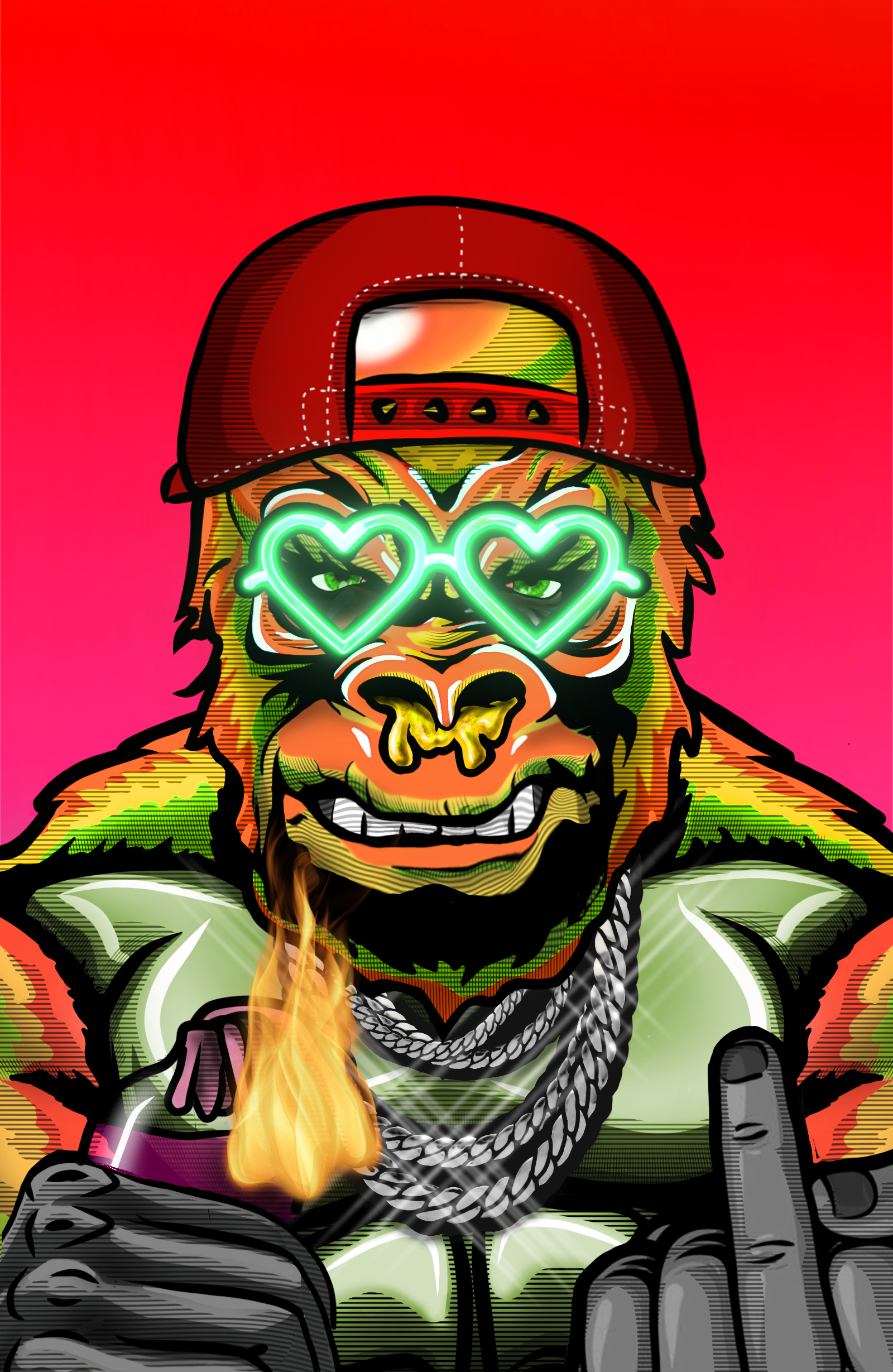 Gangster Gorilla 720 NFT on Algorand