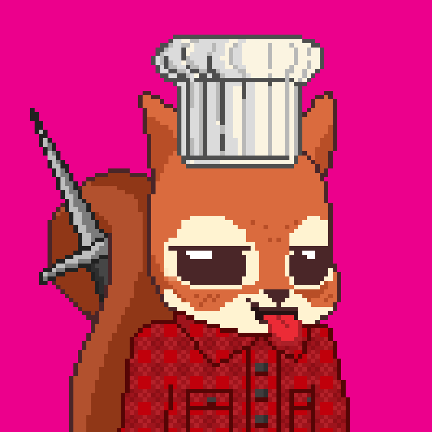 Pixel Squirrels #1017 NFT on Algorand