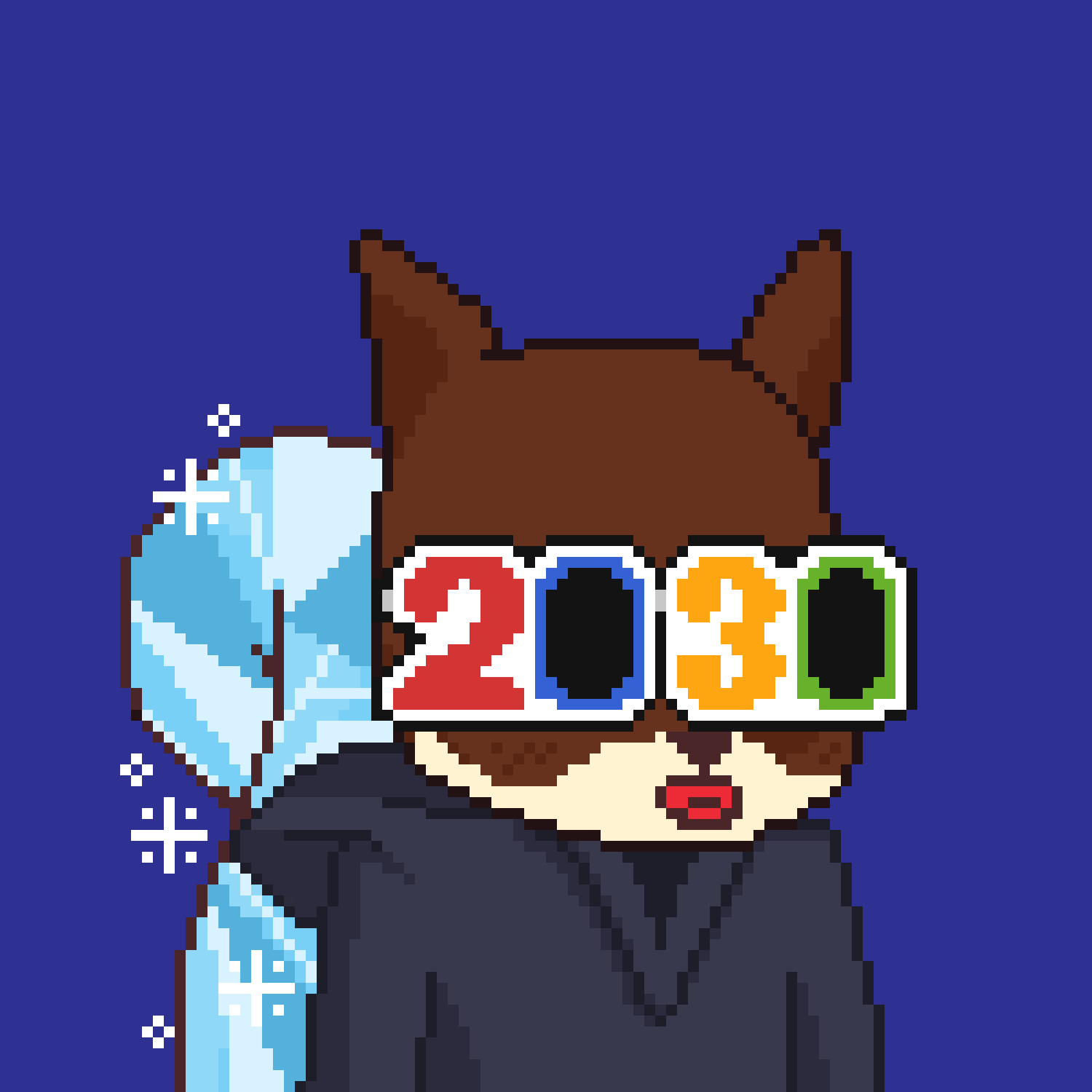 Pixel Squirrels #102 NFT on Algorand