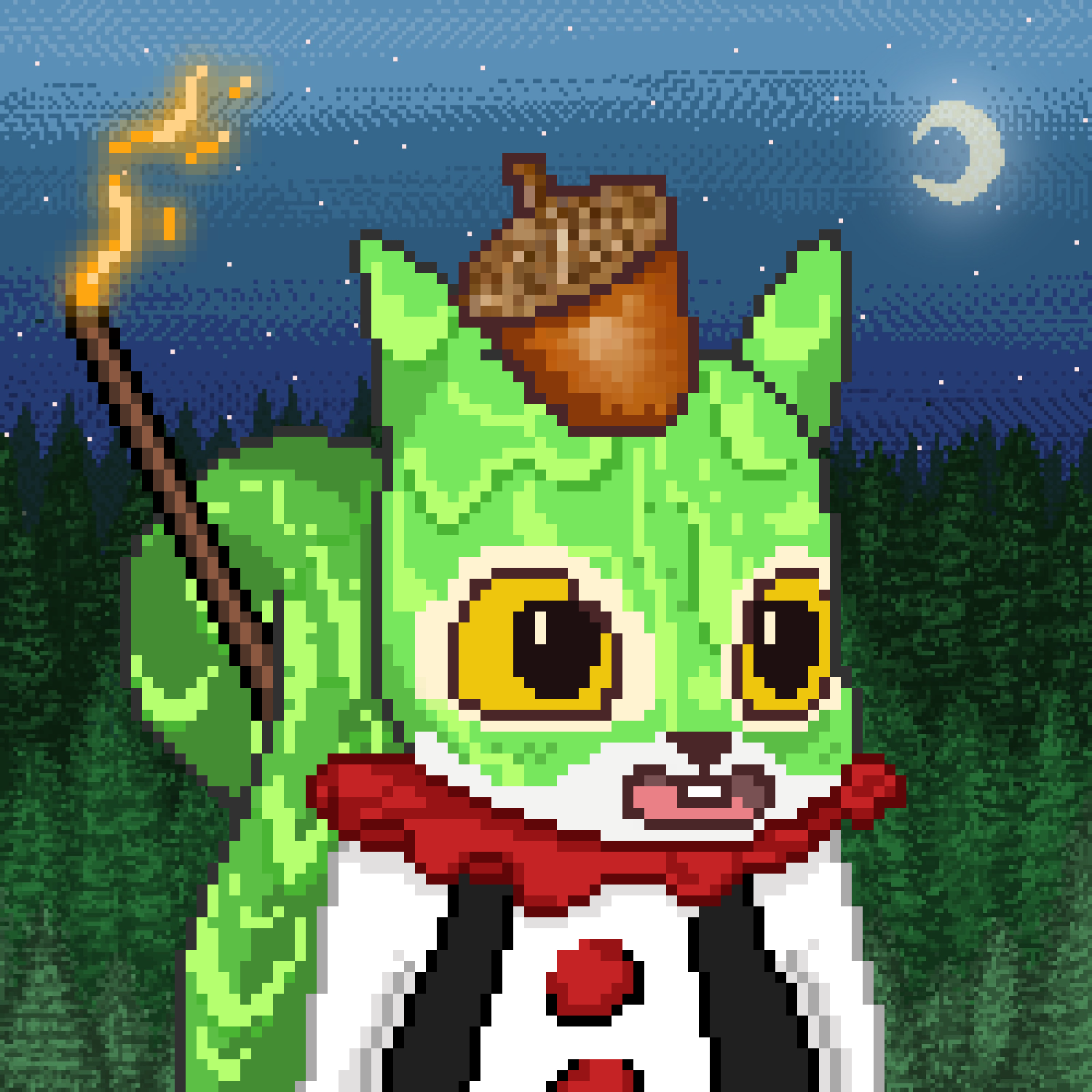 Pixel Squirrels #1030 NFT on Algorand