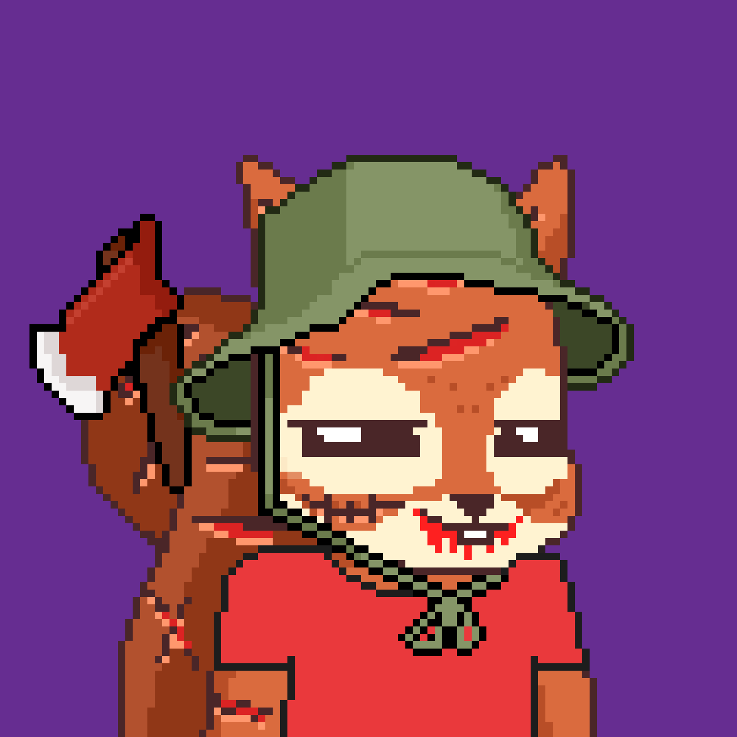 Pixel Squirrels #1035 NFT on Algorand