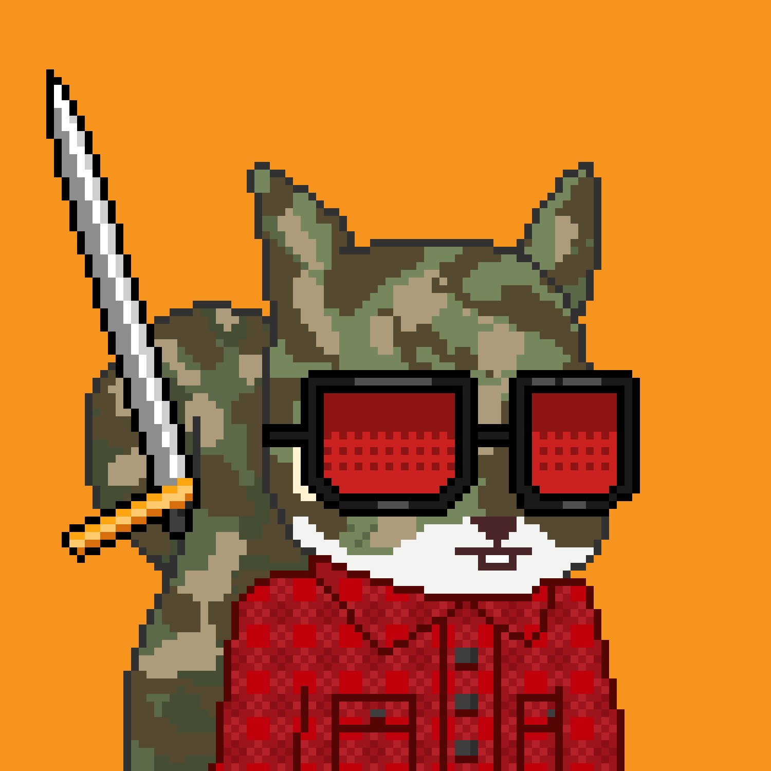 Pixel Squirrels #1040 NFT on Algorand