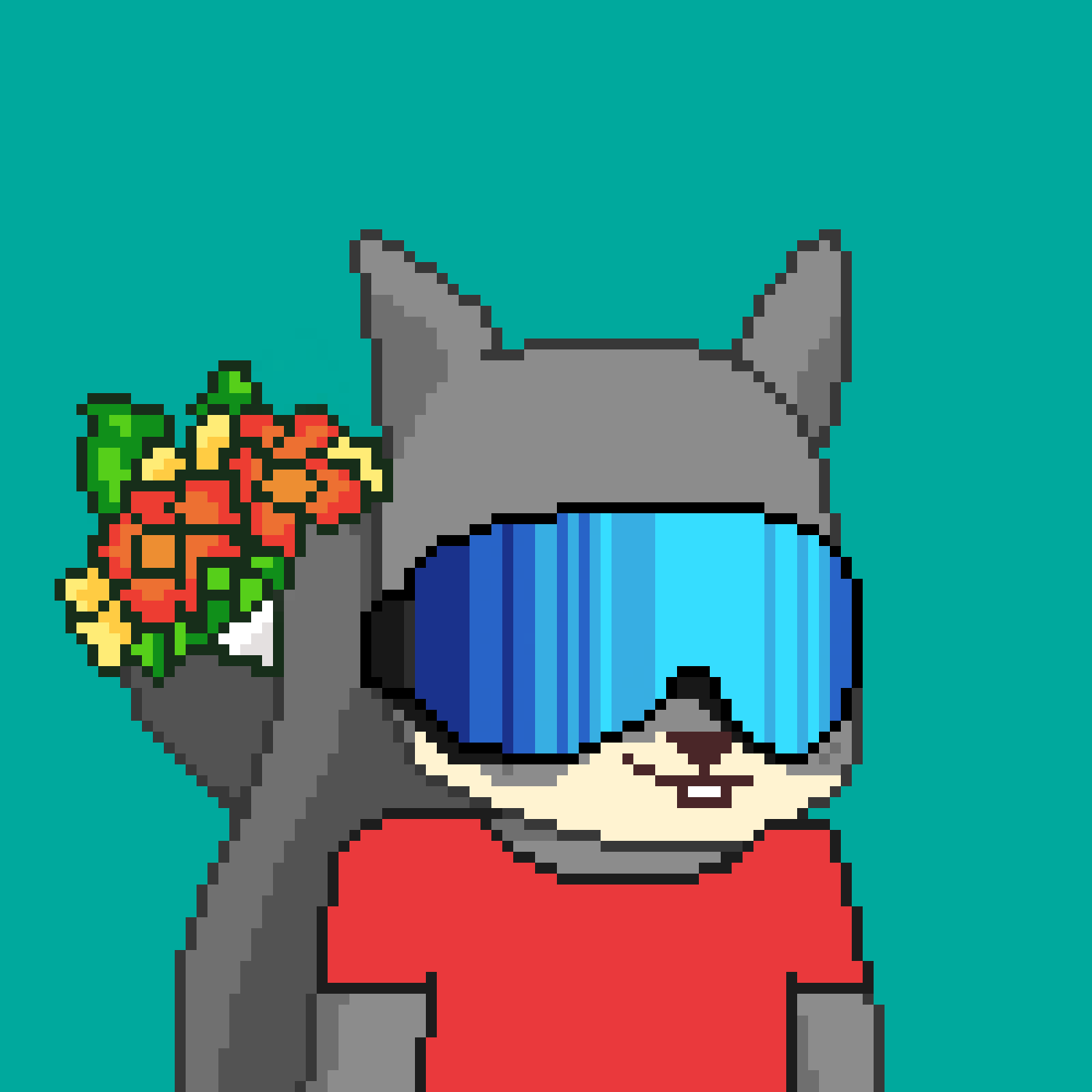 Pixel Squirrels #1041 NFT on Algorand