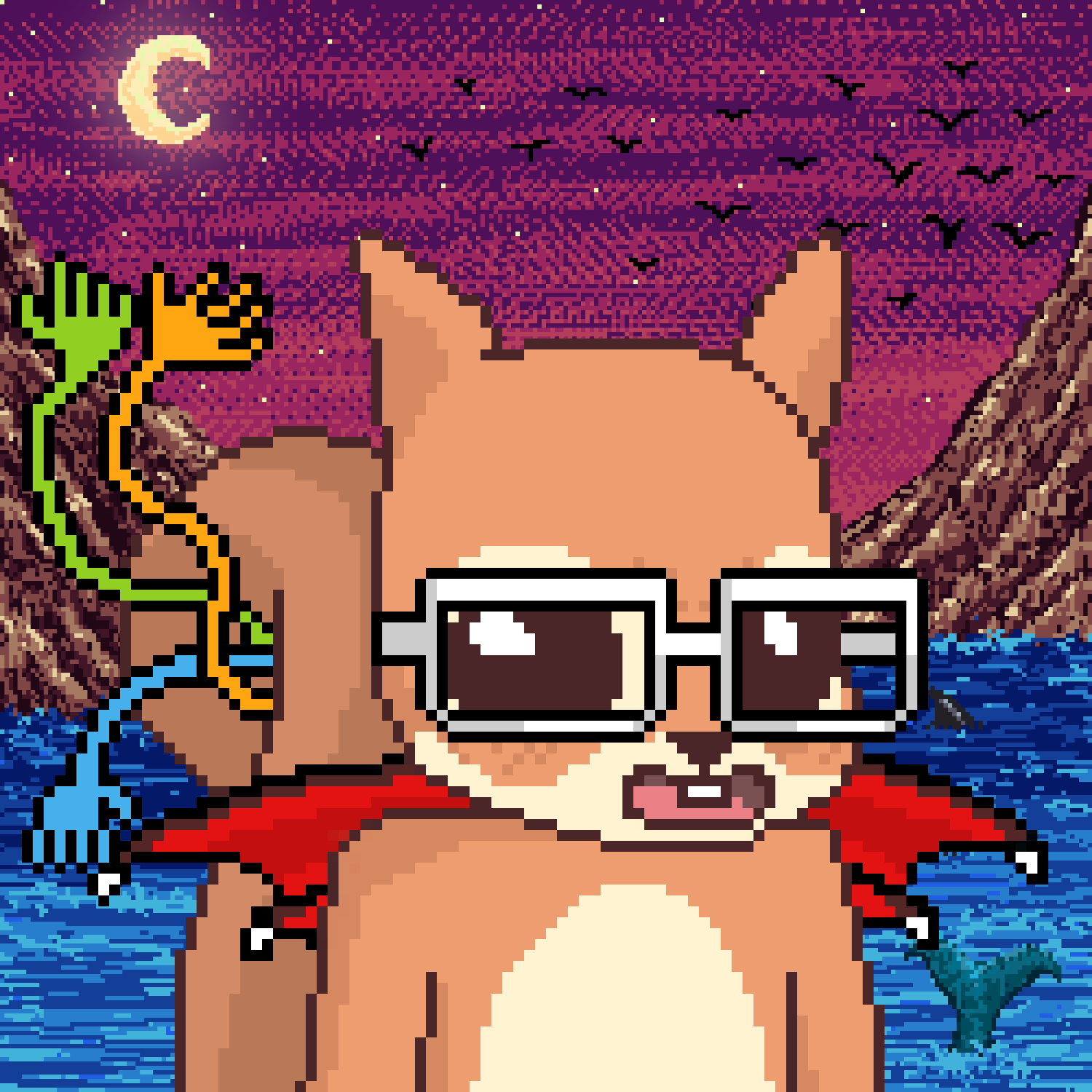 Pixel Squirrels #1045 NFT on Algorand