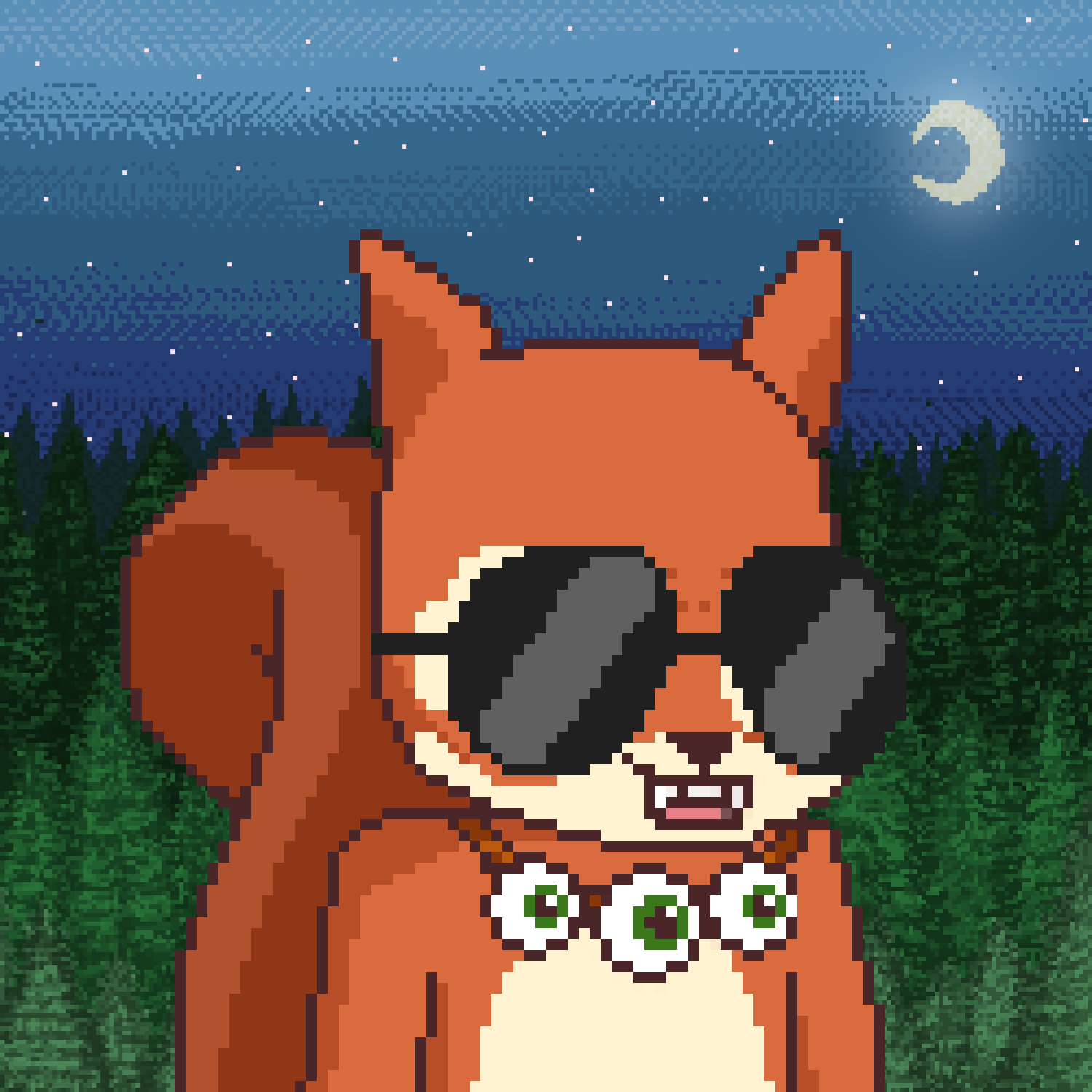 Pixel Squirrels #1048 NFT on Algorand