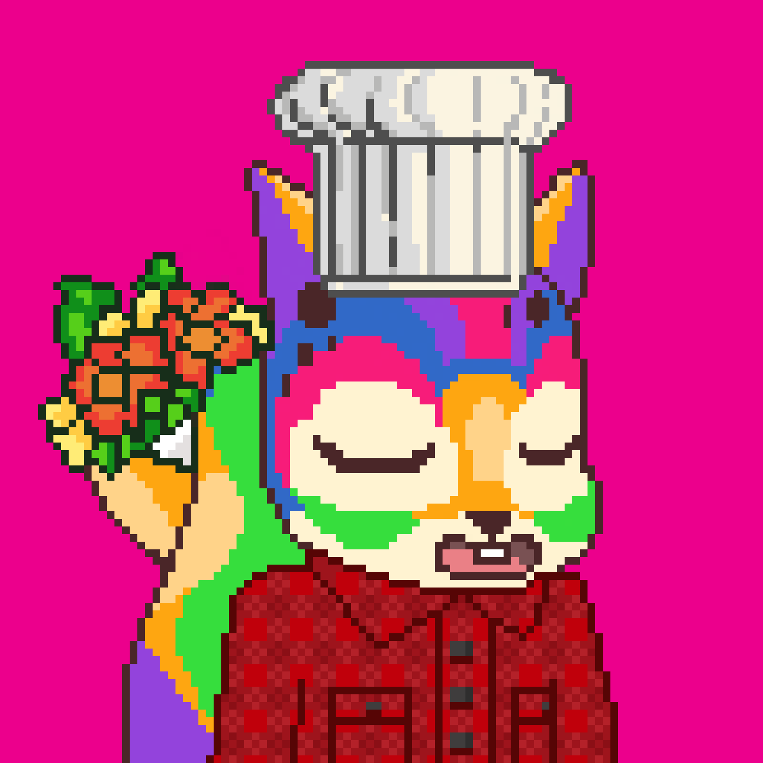 Pixel Squirrels #1050 NFT on Algorand