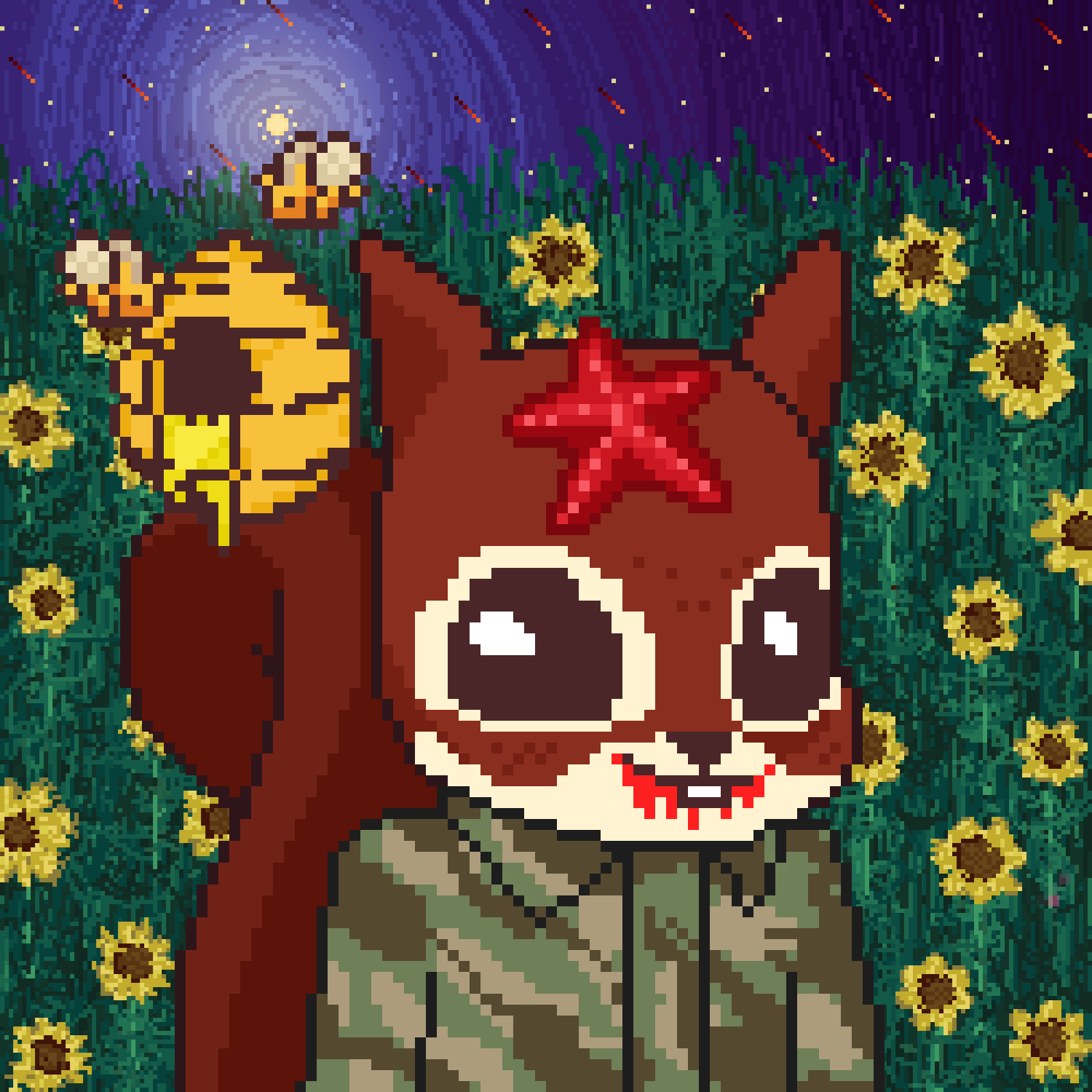 Pixel Squirrels #1056 NFT on Algorand