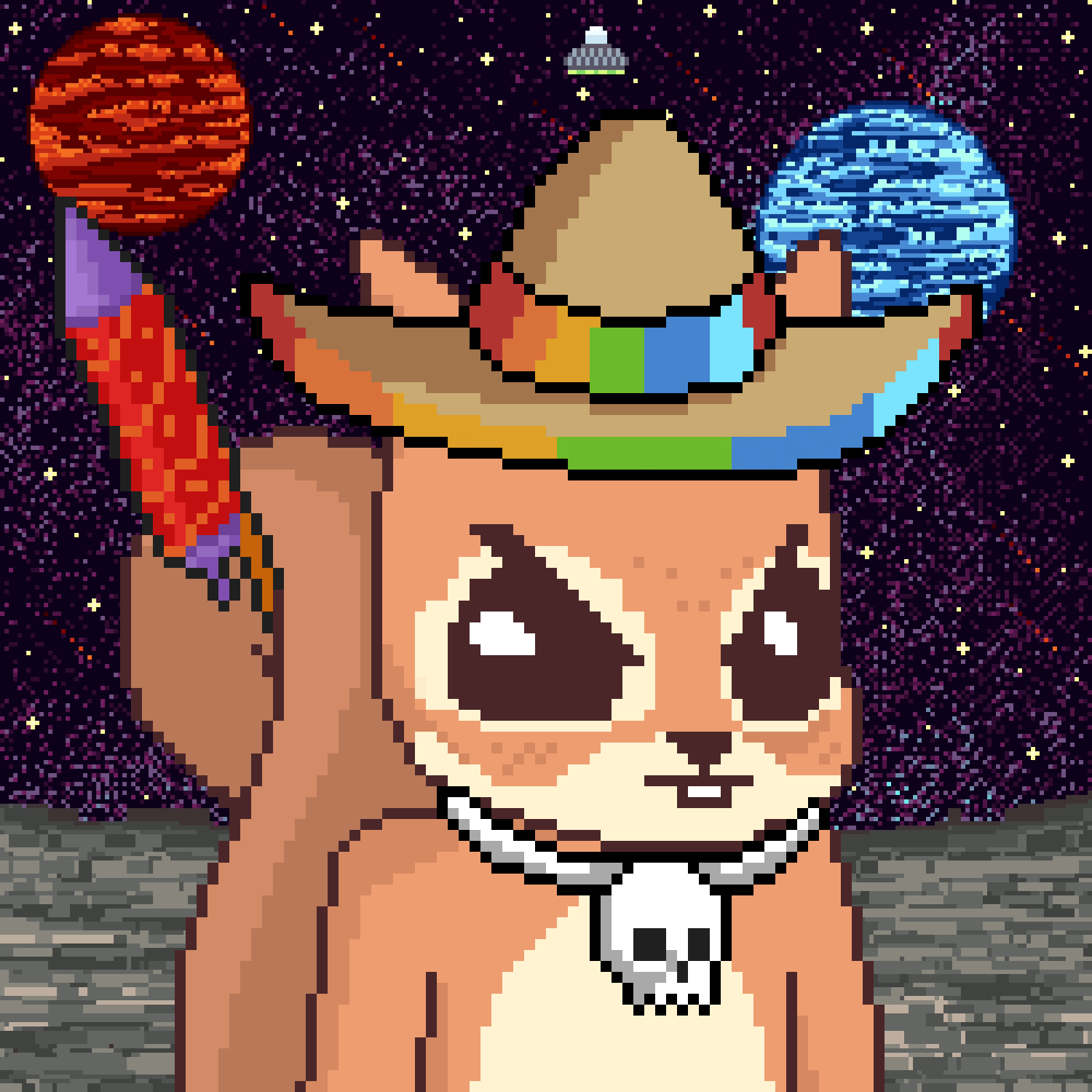 Pixel Squirrels #1066 NFT on Algorand