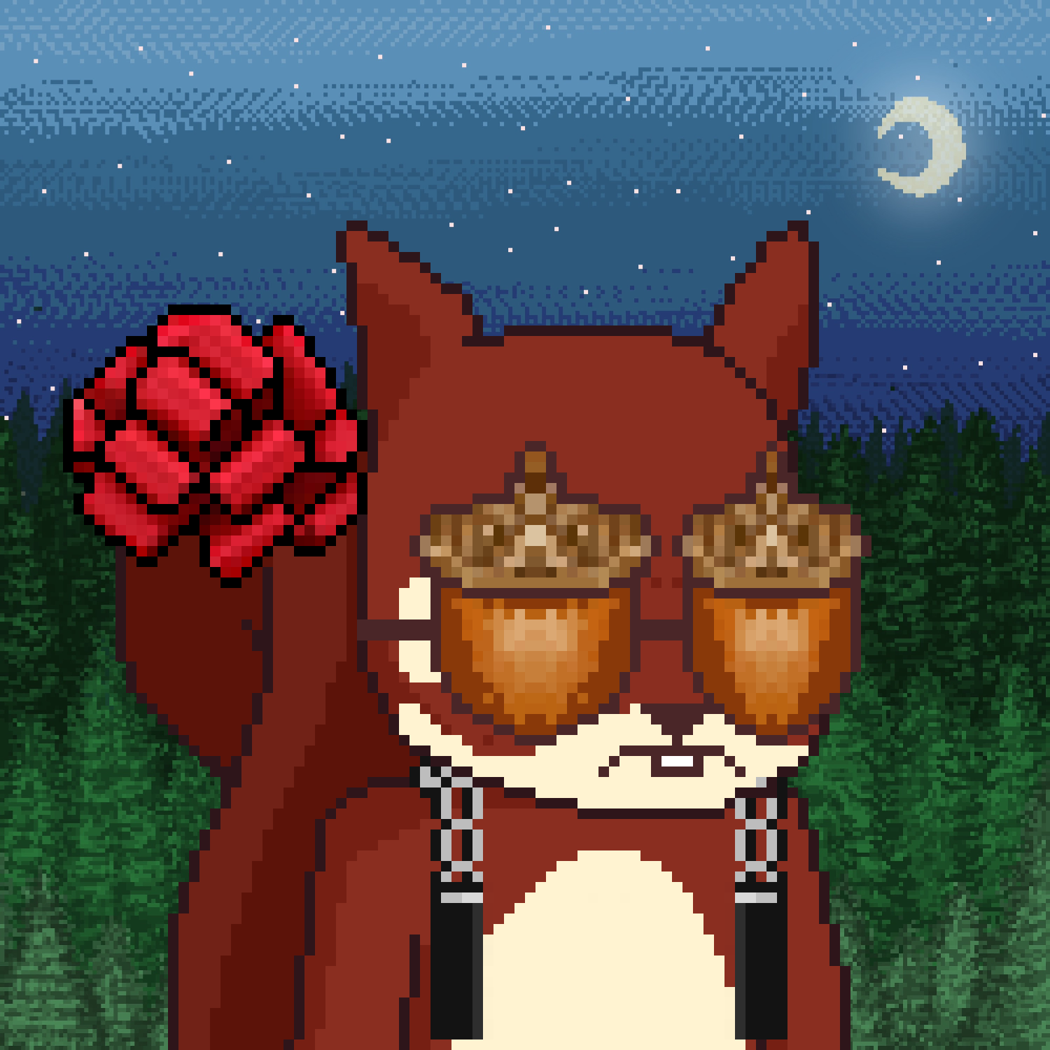 Pixel Squirrels #110 NFT on Algorand