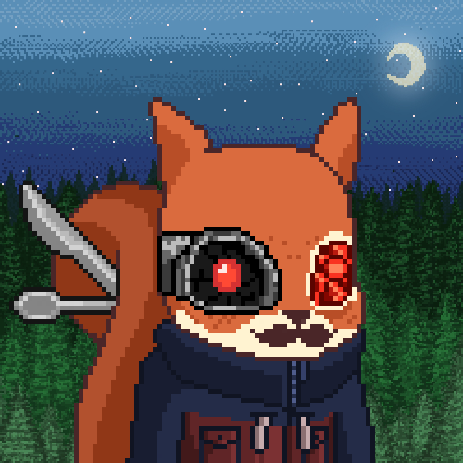 Pixel Squirrels #1106 NFT on Algorand