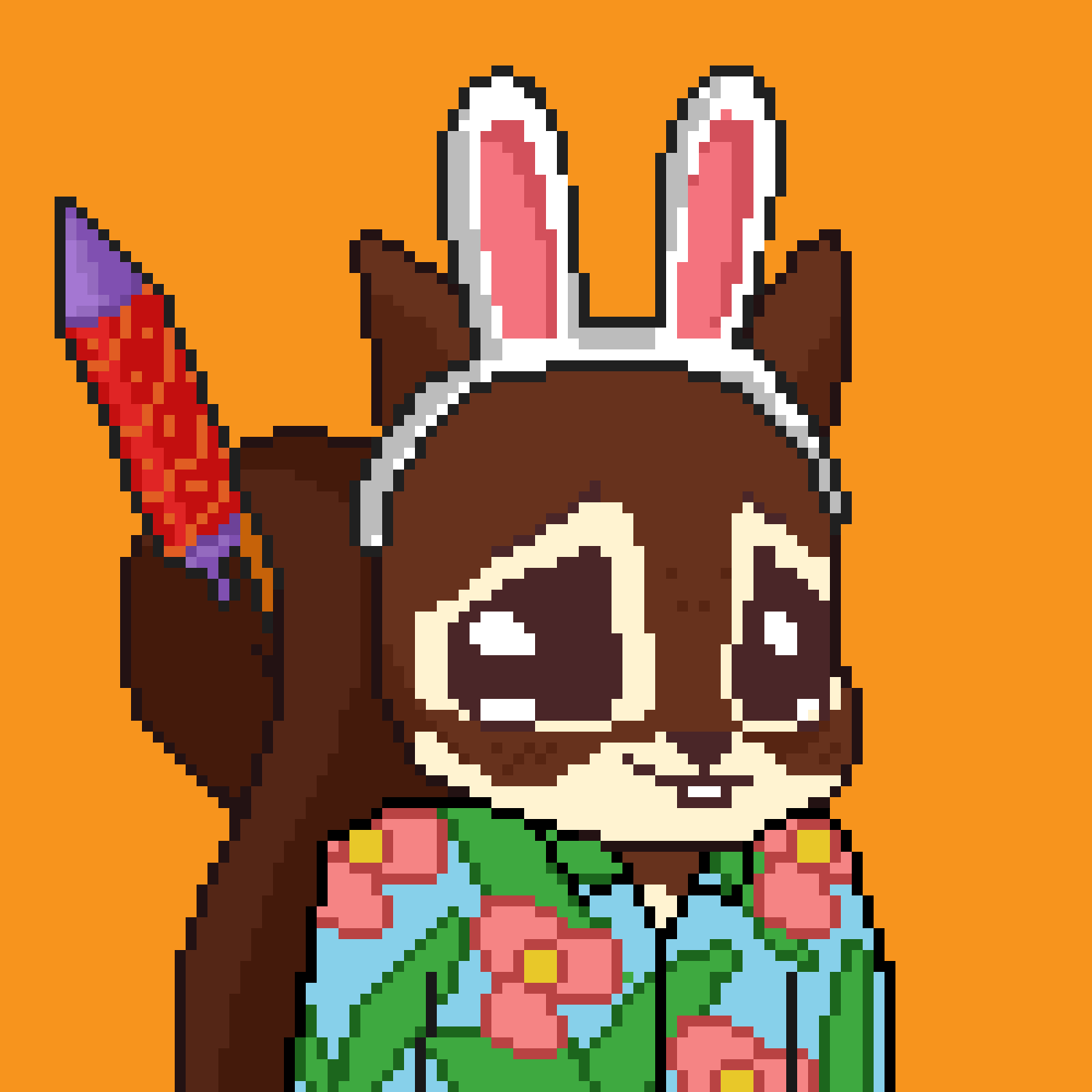 Pixel Squirrels #1111 NFT on Algorand