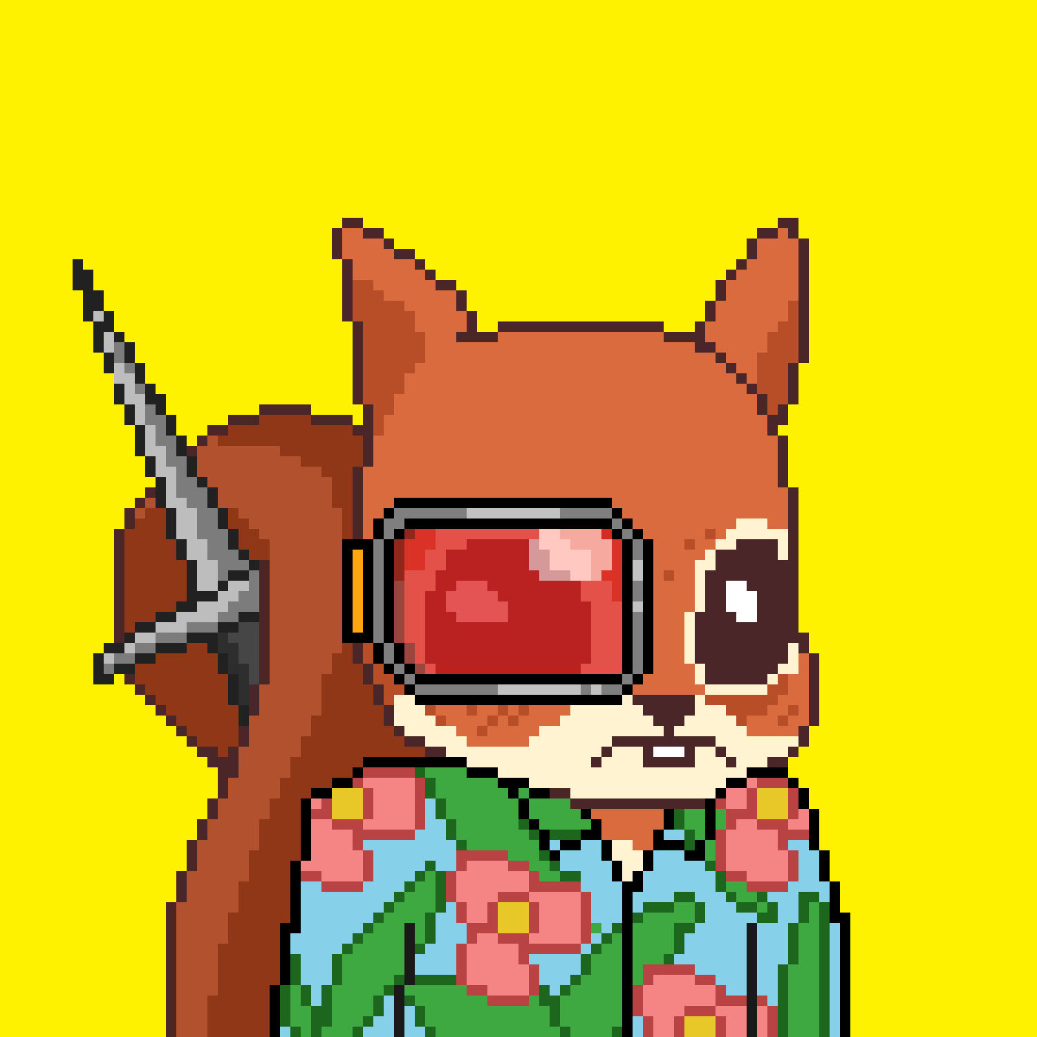 Pixel Squirrels #1114 NFT on Algorand