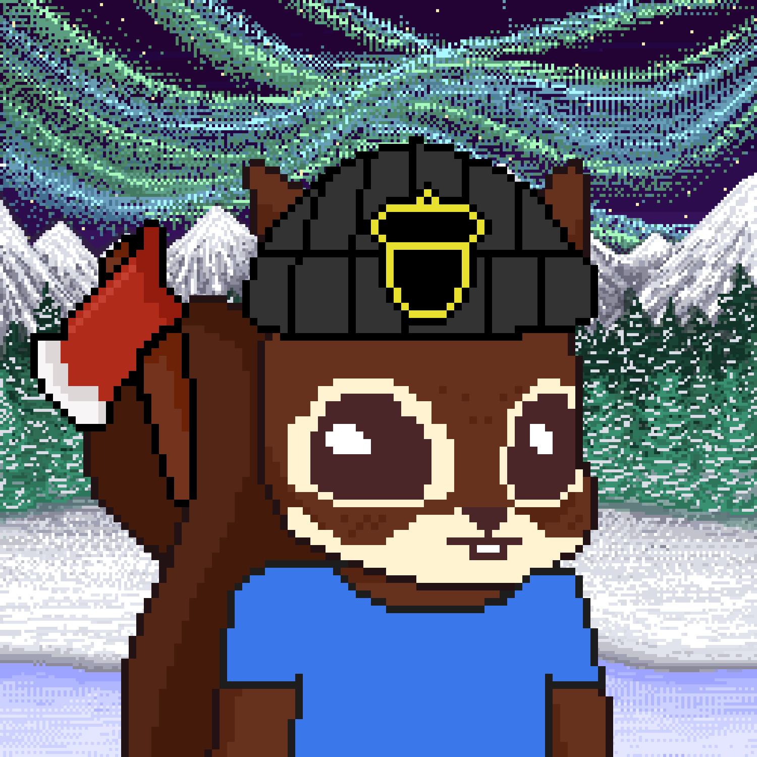 Pixel Squirrels #1115 NFT on Algorand