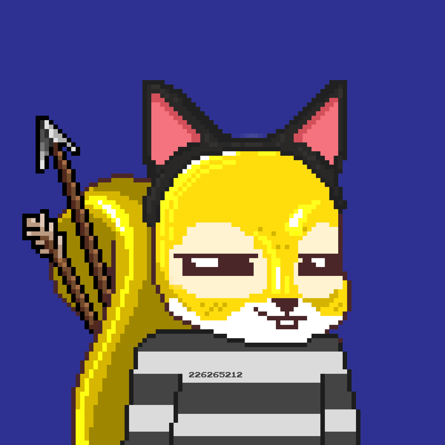 Pixel Squirrels #1119 NFT on Algorand