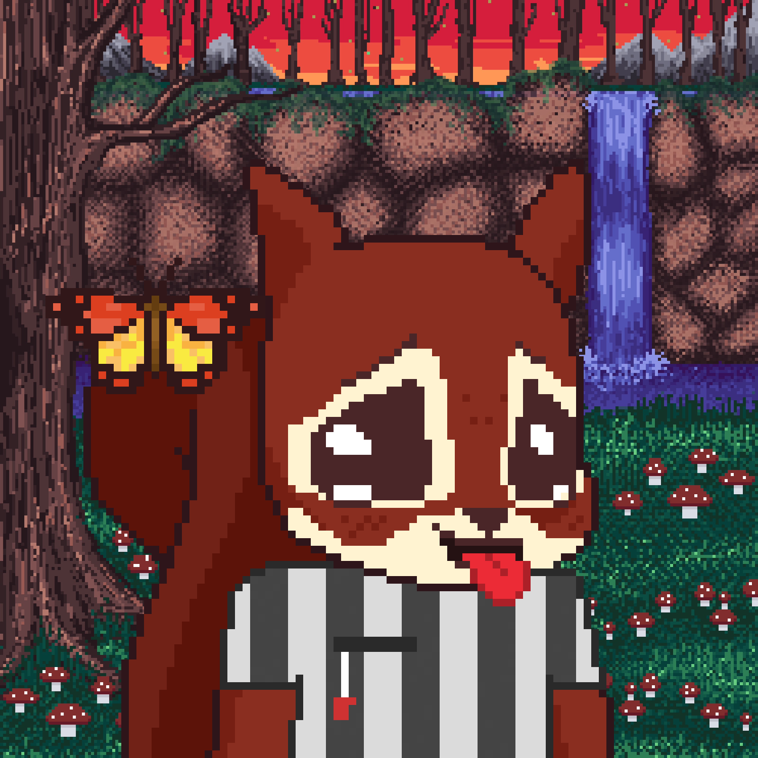 Pixel Squirrels #1120 NFT on Algorand