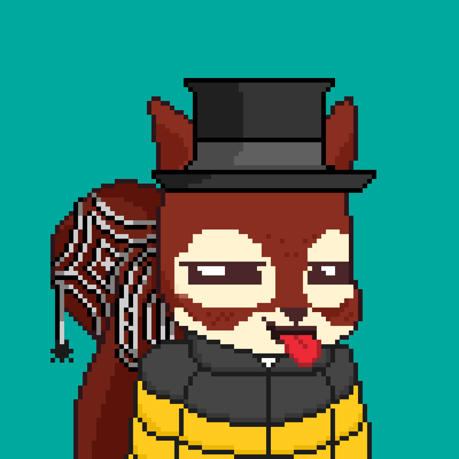 Pixel Squirrels #1143 NFT on Algorand