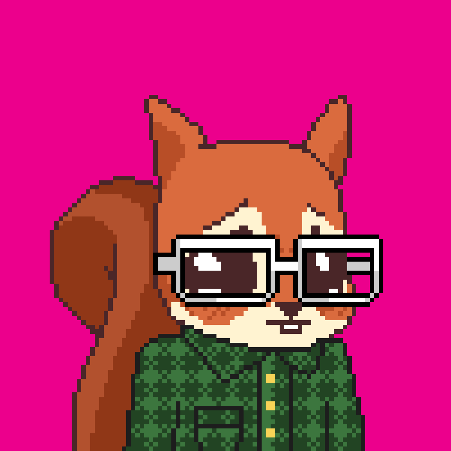 Pixel Squirrels #1156 NFT on Algorand