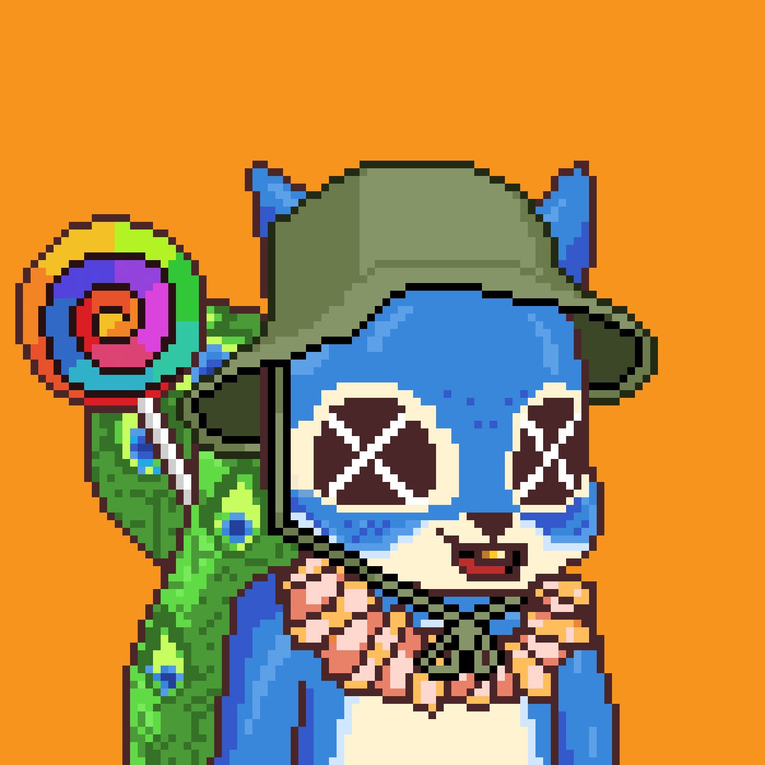 Pixel Squirrels #1160 NFT on Algorand