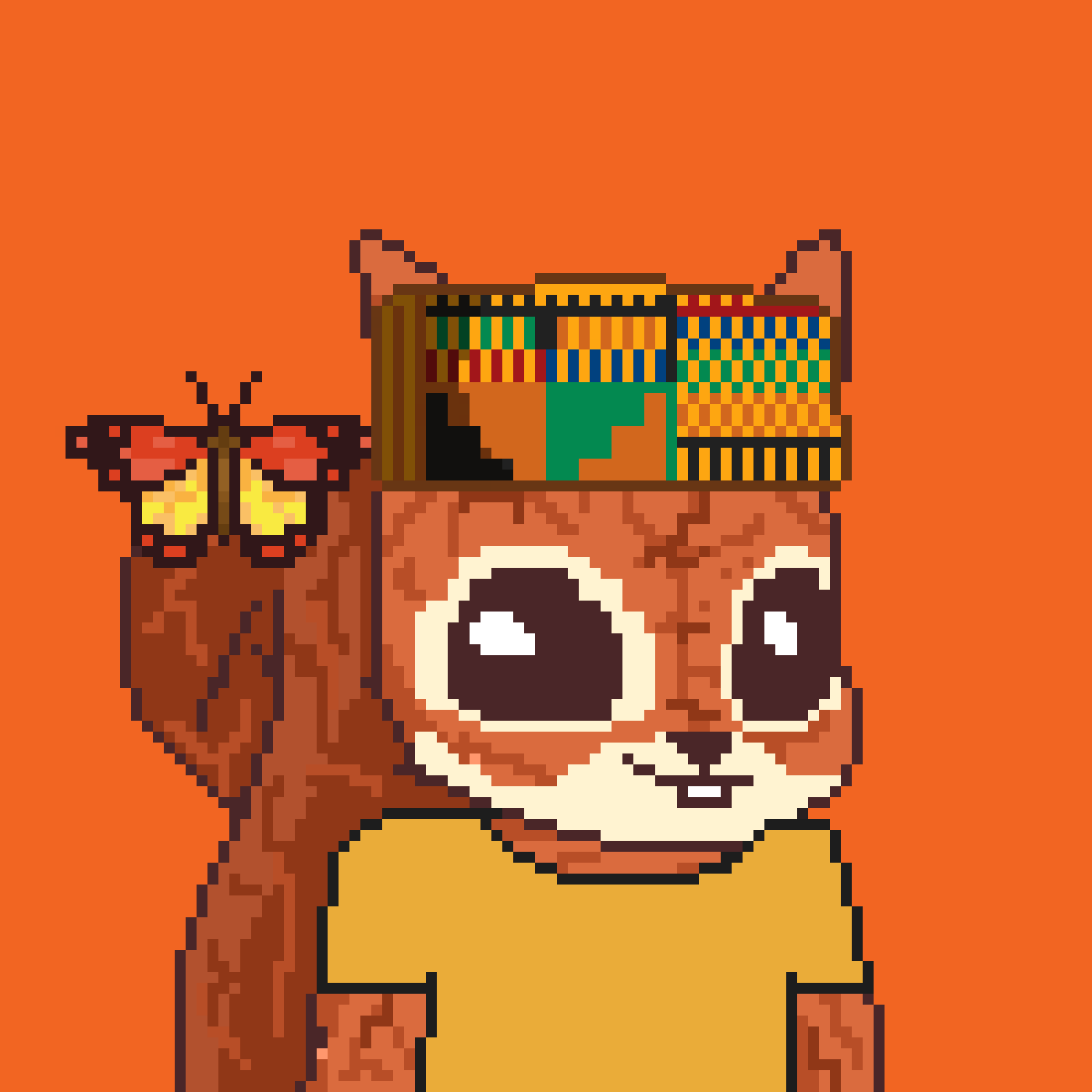 Pixel Squirrels #1167 NFT on Algorand