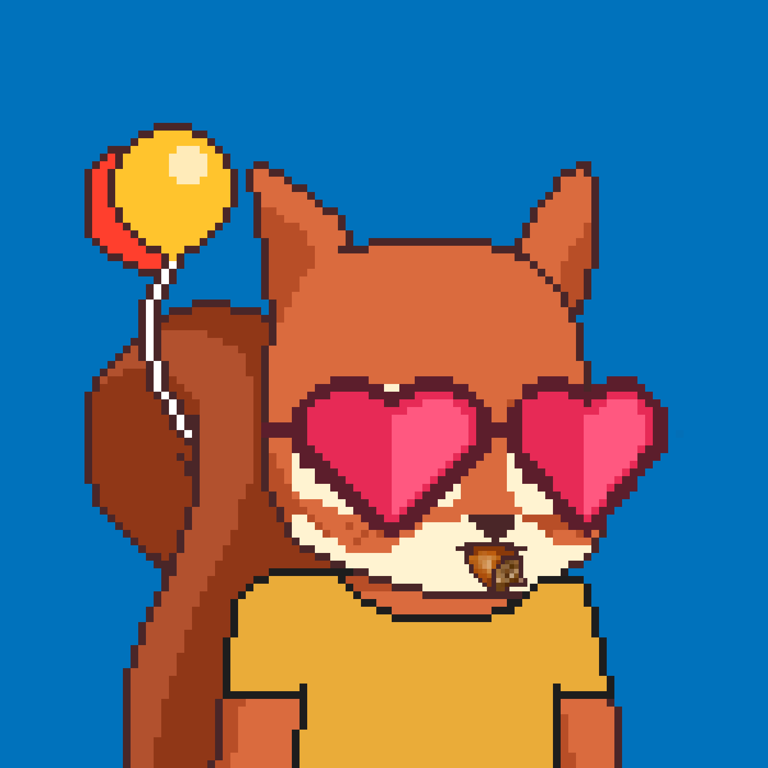 Pixel Squirrels #1169 NFT on Algorand