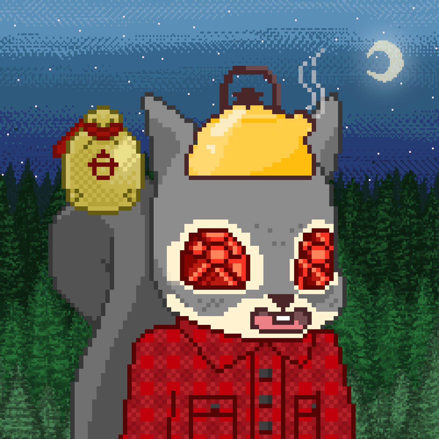 Pixel Squirrels #1175 NFT on Algorand