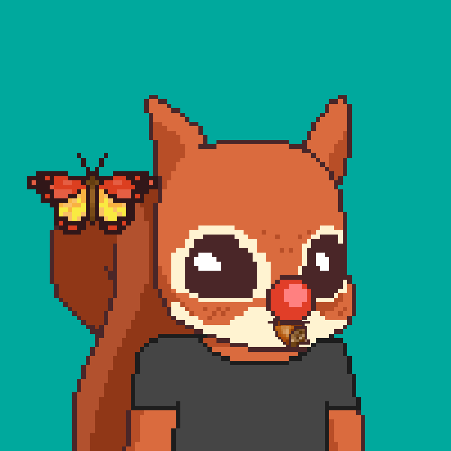 Pixel Squirrels #1187 NFT on Algorand