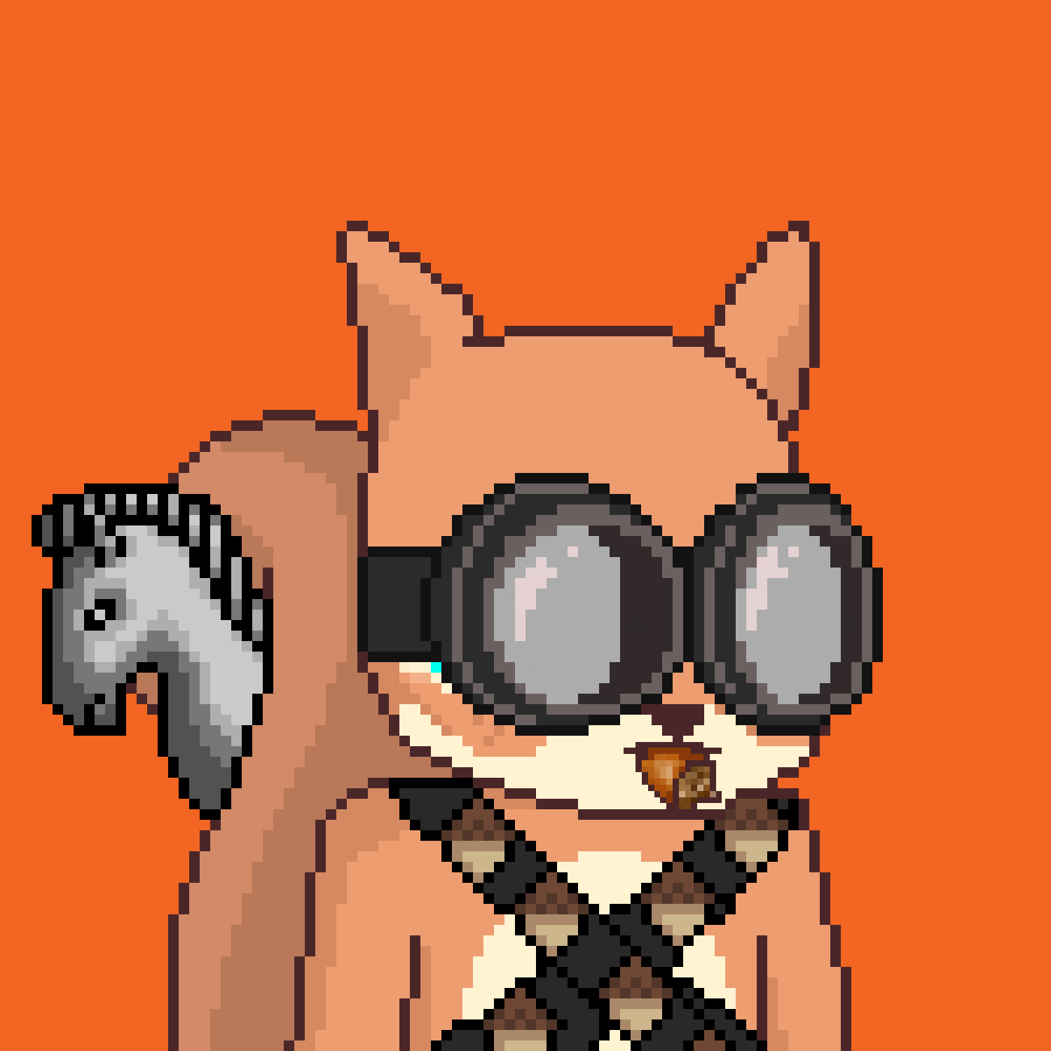 Pixel Squirrels #1195 NFT on Algorand