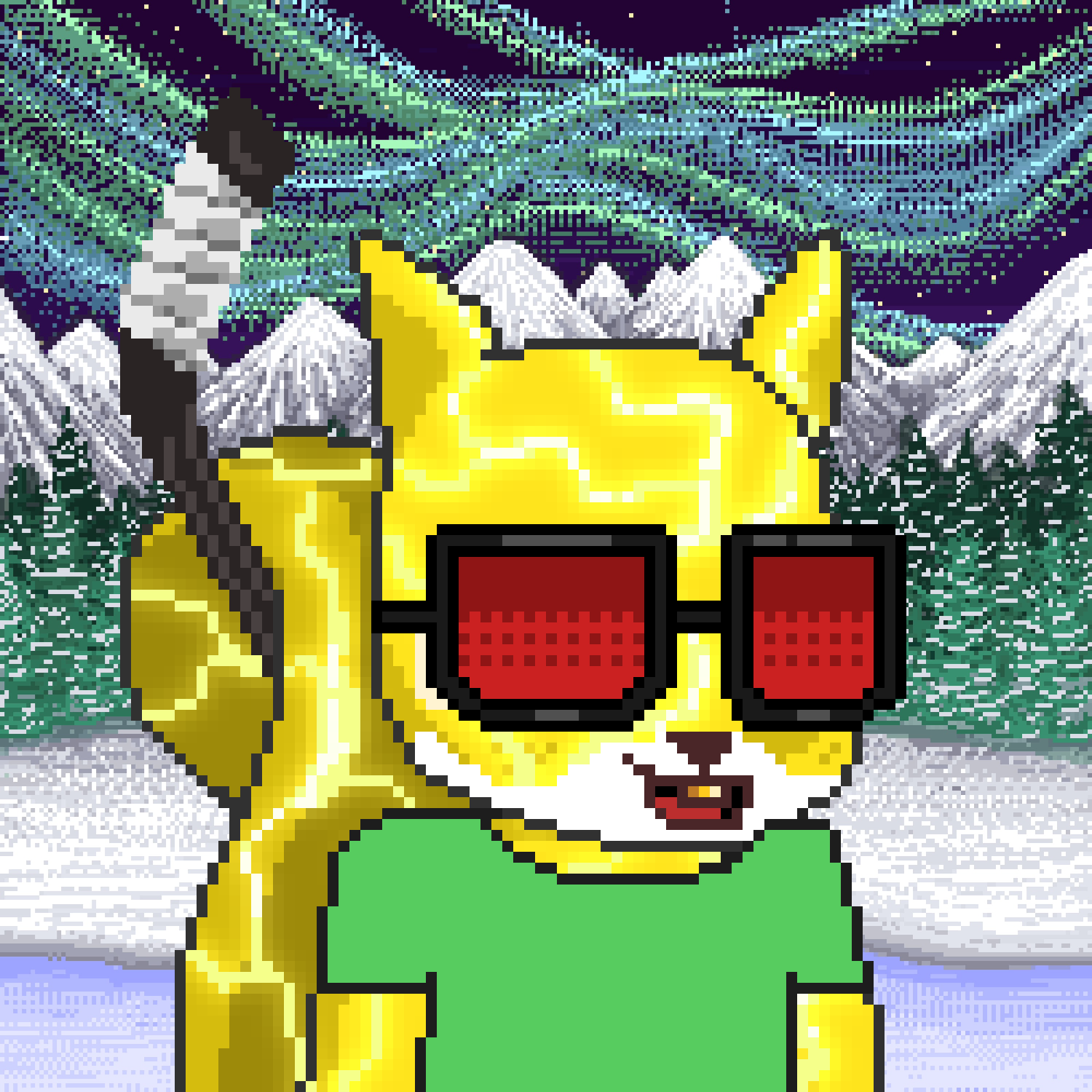 Pixel Squirrels #1203 NFT on Algorand