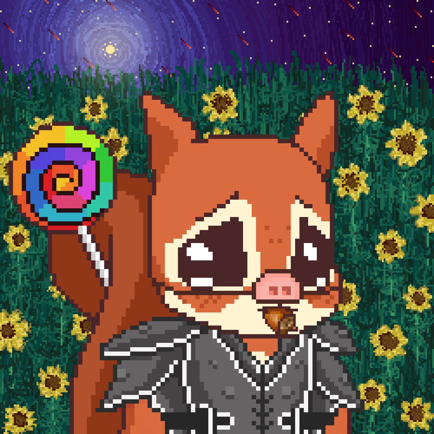 Pixel Squirrels #1204 NFT on Algorand